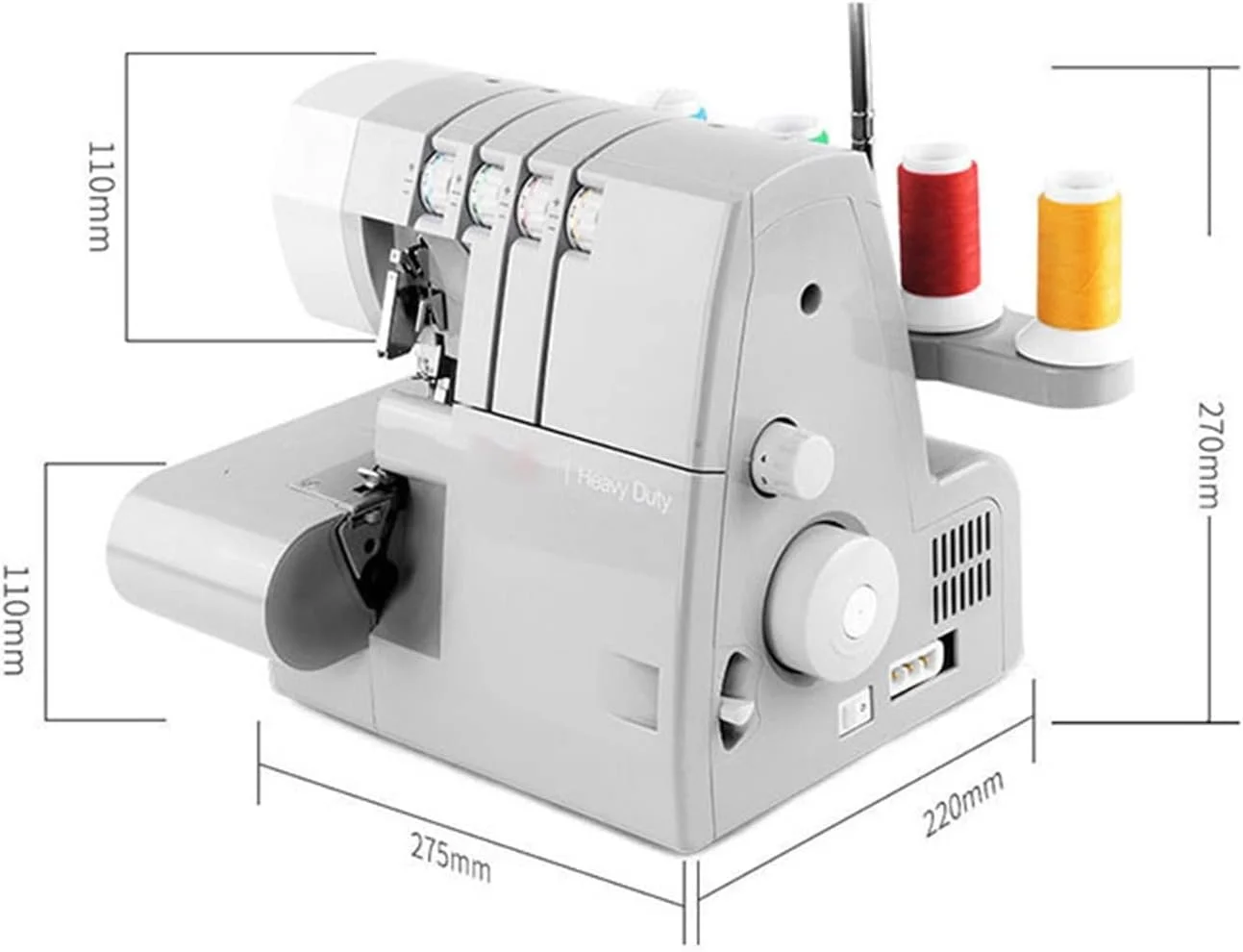 چرخ خیاطی خانگی، چرخ خیاطی 2 نخ