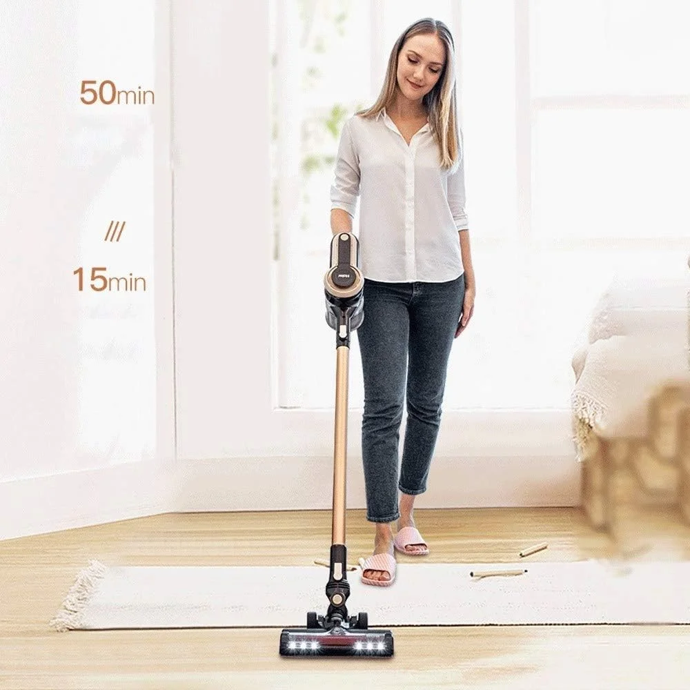 جاروبرقی خانگی بی سیم YHUAEE، موتور براشلس ارتقا یافته، جاروبرقی دستی با مکش قدرتمند برای خانه، کف سخت، فرش، ماشین و حیوانات خانگی جاروبرقی خانگی بی سیم YHUAEE، موتور براشلس ارتقا یافته، جاروبرقی دستی با مکش قدرتمند برای خانه، کف سخت، فرش، ماشین و حیوانات خانگی