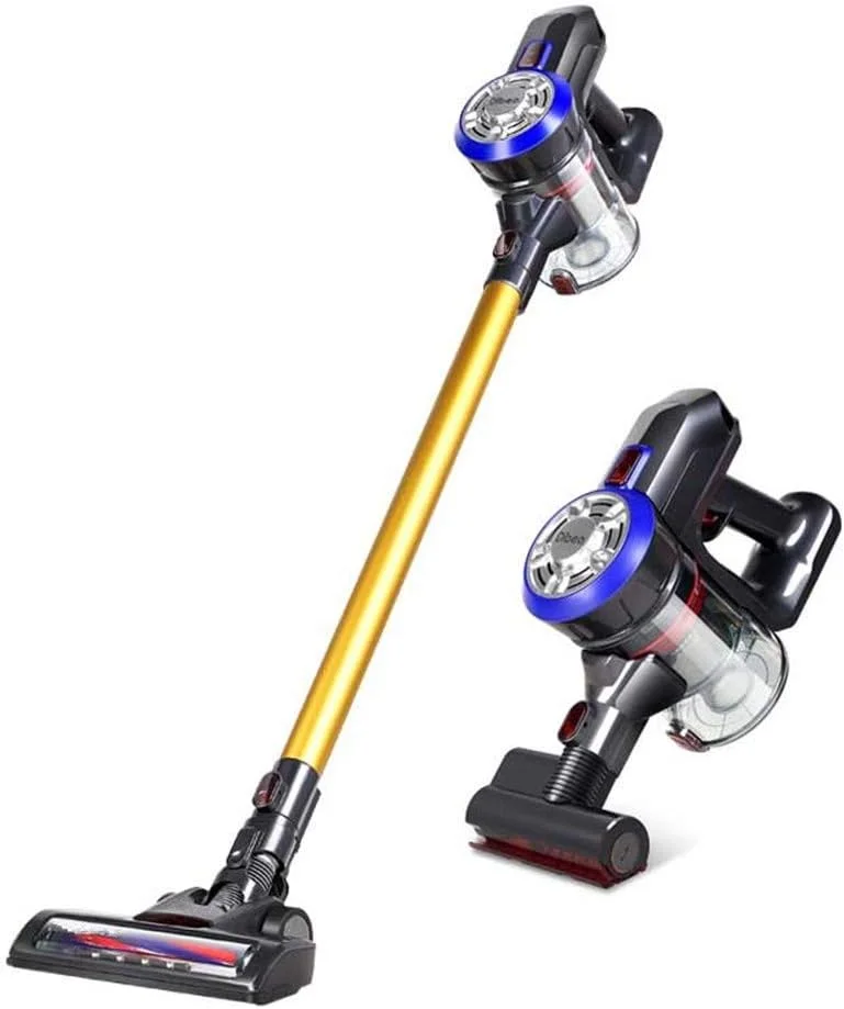 جاروبرقی خانگی 2 در 1 بی سیم YHUAEE، جاروبرقی سبک وزن و قدرتمند دستی با چراغ های LED