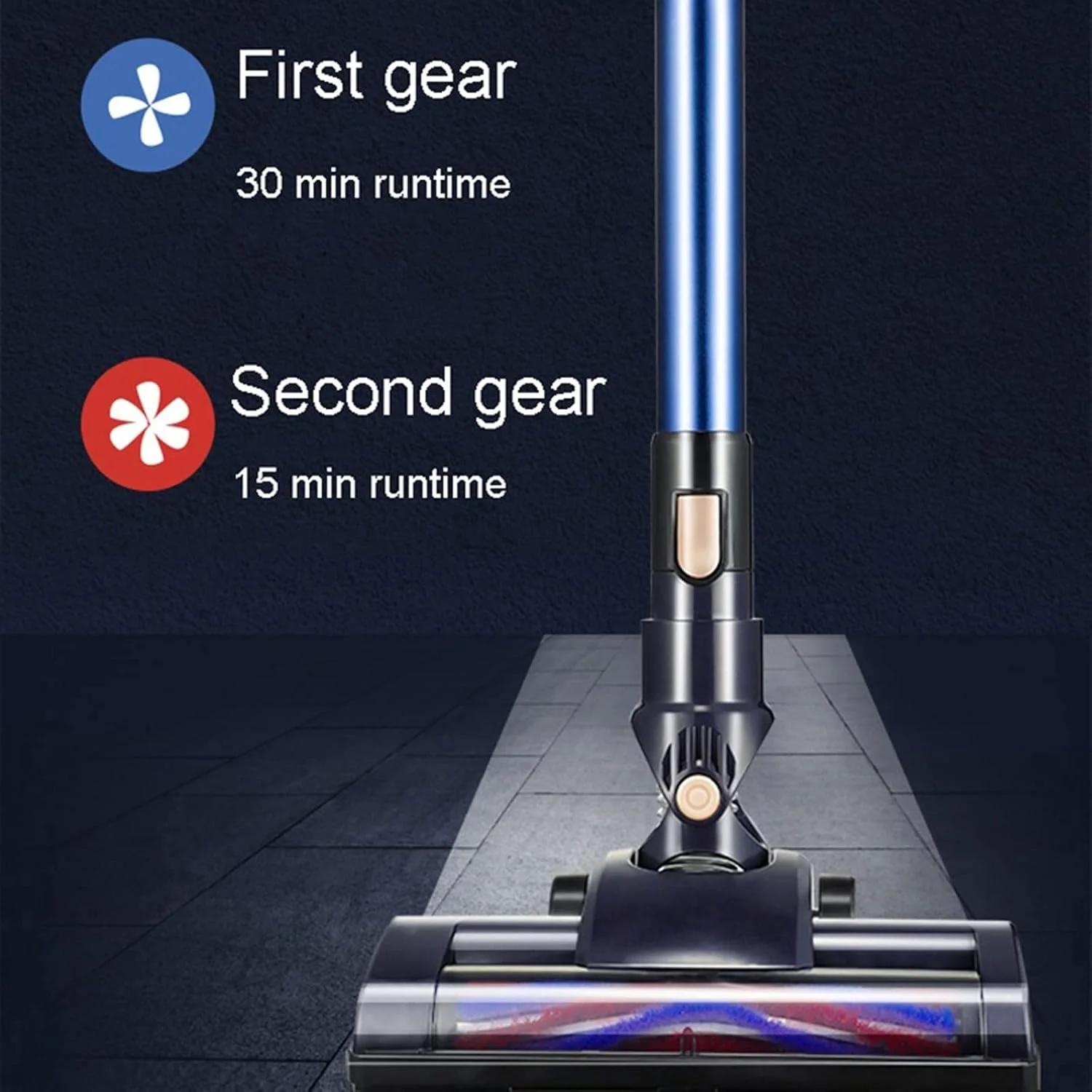 جاروبرقی خانگی، جاروبرقی عصایی بی سیم، شارژ باتری، مناسب برای استفاده در منزل و تمیز کردن خودرو، تمیز کردن خشک، دمنده هوا