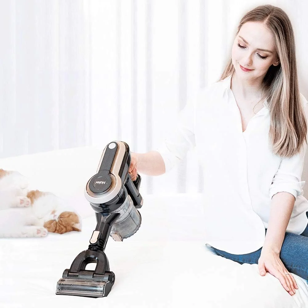 جاروبرقی خانگی بی سیم YHUAEE، موتور براشلس ارتقا یافته، جاروبرقی دستی با مکش قدرتمند برای خانه، کف سخت، فرش، ماشین و حیوانات خانگی جاروبرقی خانگی بی سیم YHUAEE، موتور براشلس ارتقا یافته، جاروبرقی دستی با مکش قدرتمند برای خانه، کف سخت، فرش، ماشین و حیوانات خانگی