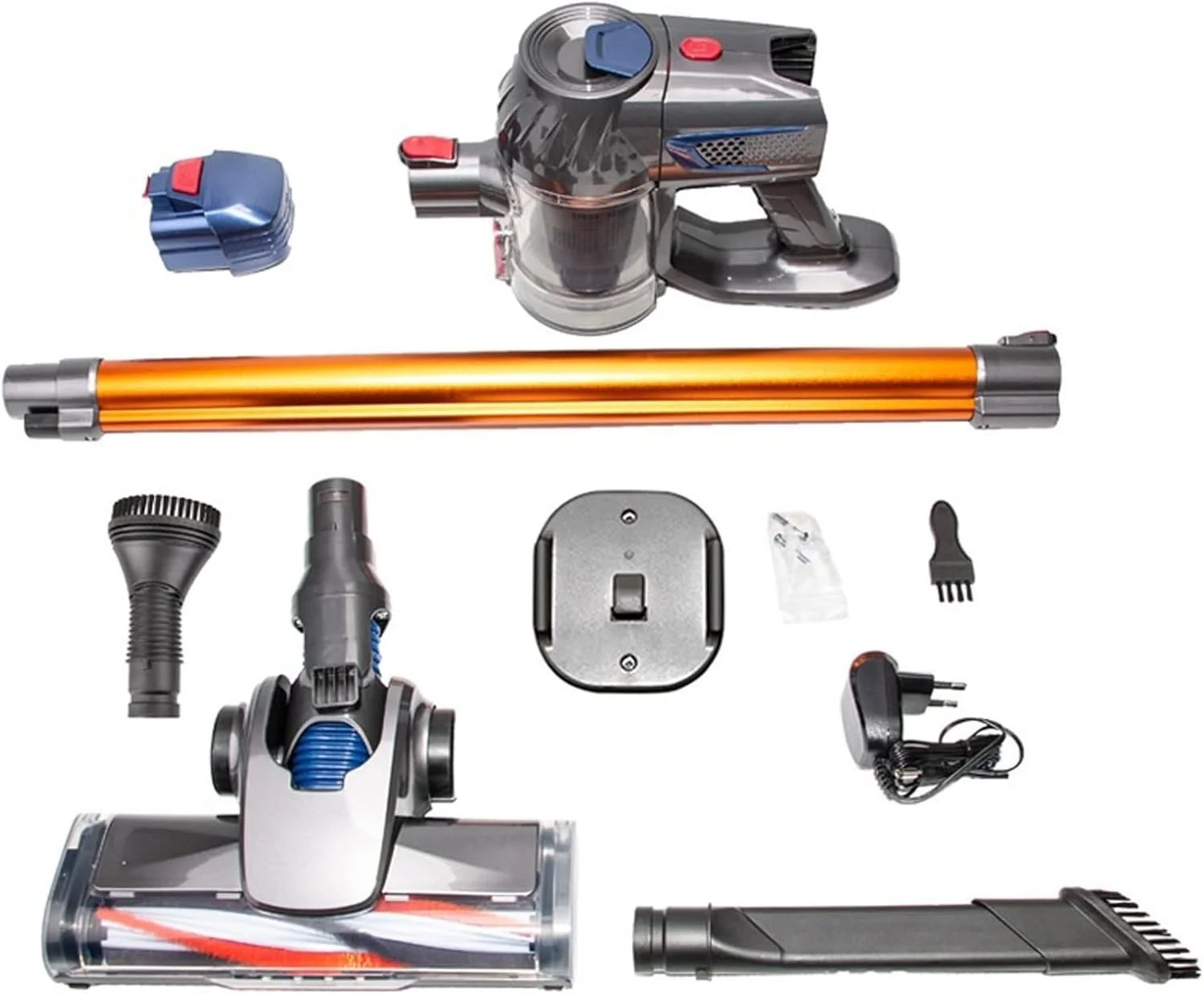 جاروبرقی خانگی، جاروبرقی بی سیم قدرتمند دوگانه LED، جاروبرقی بی سیم خودرو و منزل، پاک کننده گرد و غبار (EU)