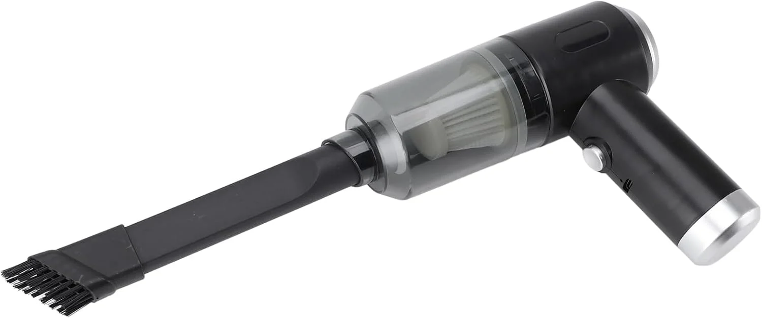 جاروبرقی دستی بیسیم فشرده Zerodis با قدرت بالای 7000PA و 50000 دور در دقیقه برای صفحه کلید کامپیوتر، جاروبرقی قابل حمل خودرو (مشکی) جاروبرقی دستی بیسیم فشرده Zerodis با قدرت بالای 7000PA و 50000 دور در دقیقه برای صفحه کلید کامپیوتر، جاروبرقی قابل حمل خودرو (مشکی)