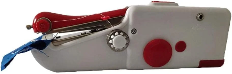 چرخ خیاطی کوچک دستی قابل حمل چند منظوره برقی با باتری مناسب کارهای دستی