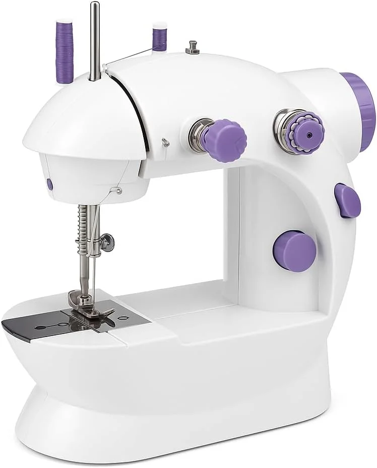 چرخ خیاطی کوچک فیتو برای مبتدیان، Maquina de Coser، اتوماتیک با میز توسعه، ابزار خیاطی برقی قابل حمل، کیت خیاطی، کوچک، برای تمام سنین، کودکان یا بزرگسالان