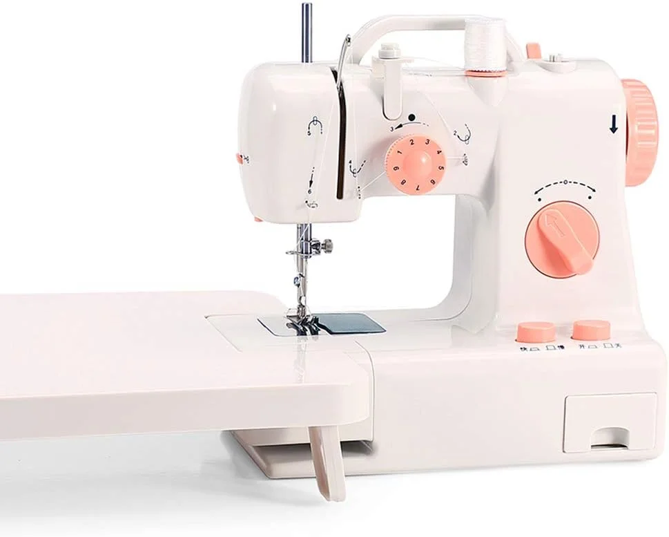 چرخ خیاطی BLZQSQ، ابزار سردوز برقی خانگی کوچک قابل حمل، ابزار DIY کاردستی دو سرعته برای مبتدیان