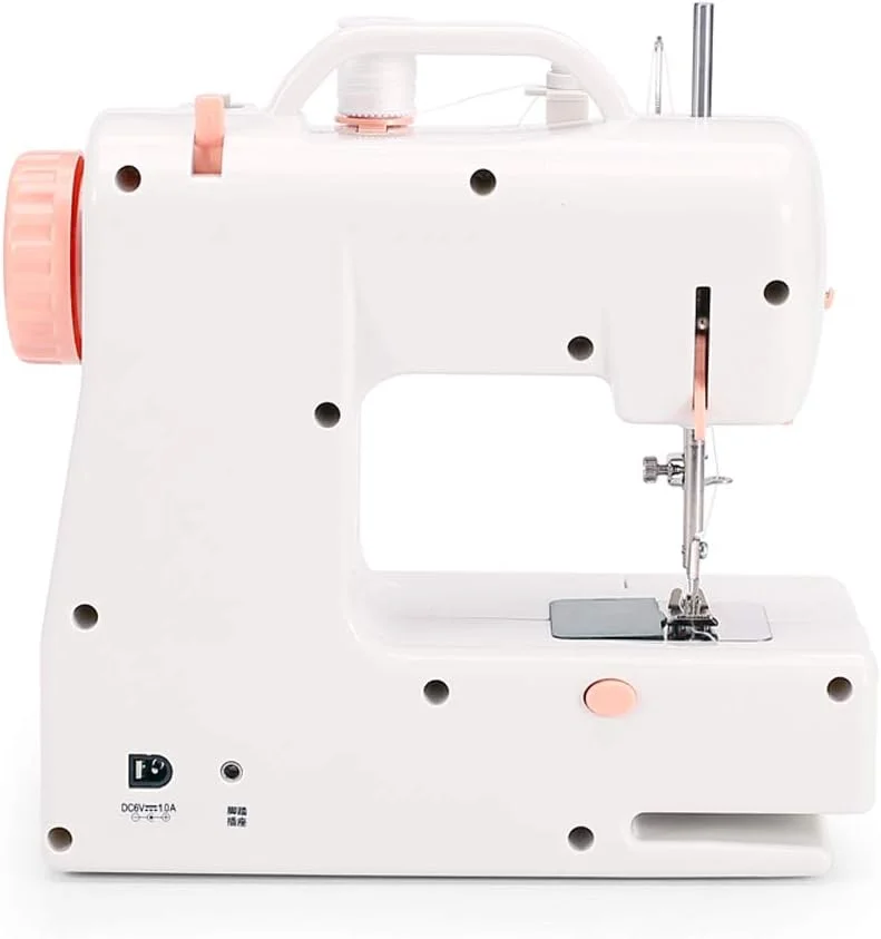 چرخ خیاطی BLZQSQ، ابزار سردوز برقی خانگی کوچک قابل حمل، ابزار DIY کاردستی دو سرعته برای مبتدیان چرخ خیاطی BLZQSQ، ابزار سردوز برقی خانگی کوچک قابل حمل، ابزار DIY کاردستی دو سرعته برای مبتدیان