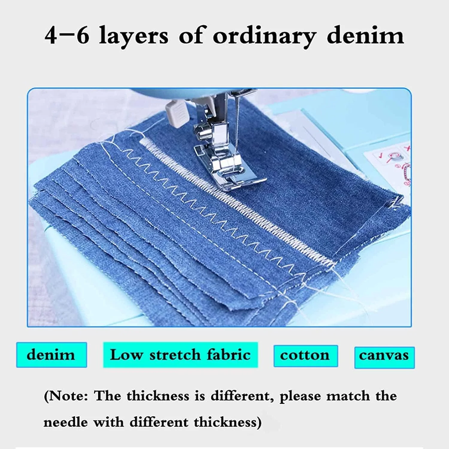 چرخ خیاطی BOREST برای مبتدیان، چرخ خیاطی برقی، چرخ خیاطی چند منظوره قابل حمل خانگی، 17 نوع دوخت کاربردی، نخ کشی اتوماتیک، لوازم جانبی مختلف LEOWE