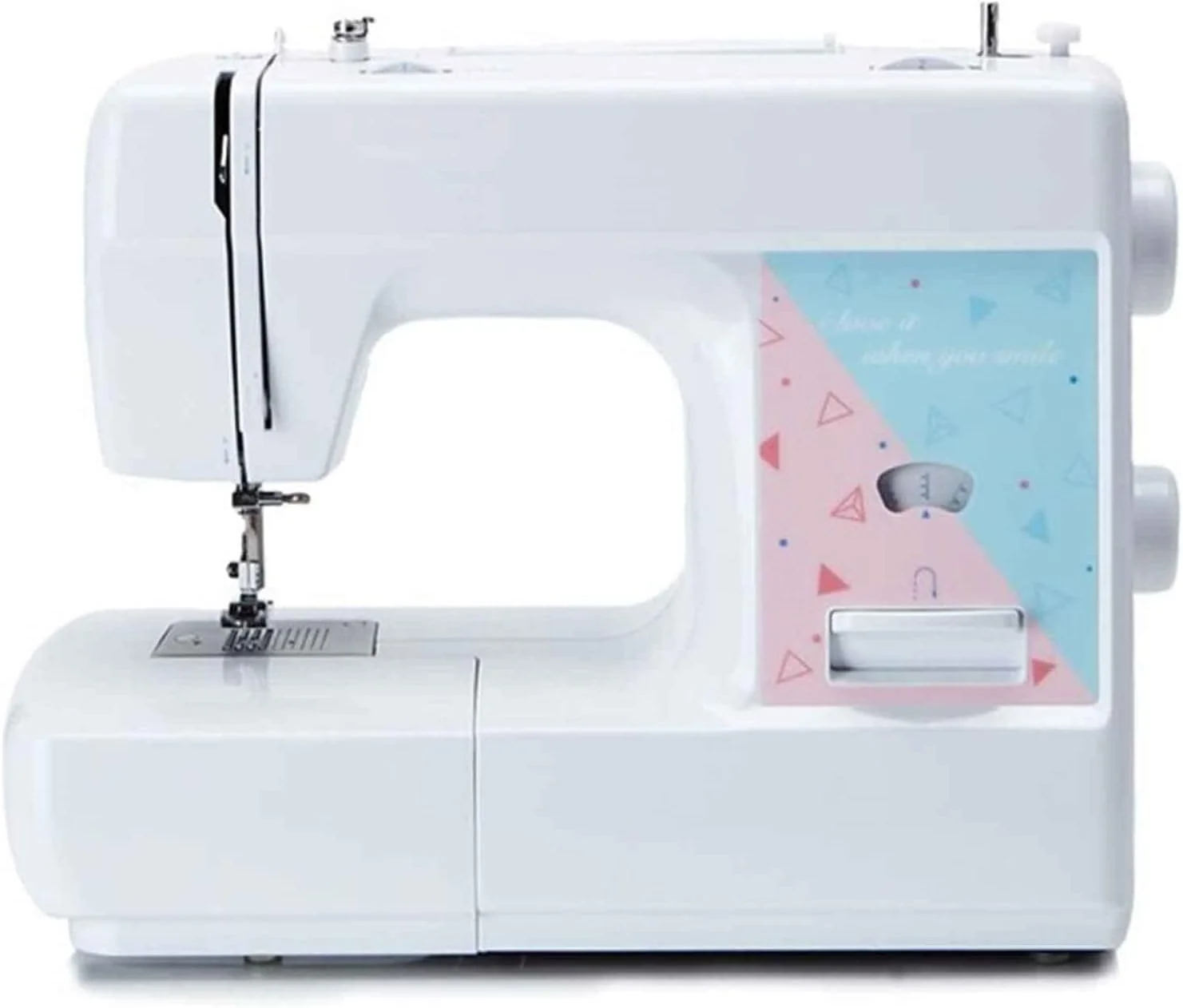 چرخ خیاطی برقی خانگی قابل حمل BOREST برای مبتدیان، 9 نوع دوخت، ضخامت 6 تا 8 لایه، نور LED، میز توسعه، لوازم جانبی مختلف LEOWE چرخ خیاطی برقی خانگی قابل حمل BOREST برای مبتدیان، 9 نوع دوخت، ضخامت 6 تا 8 لایه، نور LED، میز توسعه، لوازم جانبی مختلف LEOWE