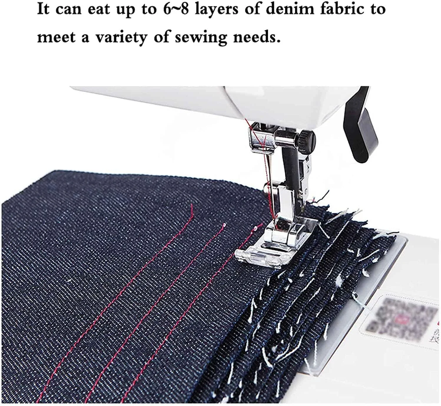 چرخ خیاطی برقی خانگی قابل حمل BOREST برای مبتدیان، 9 نوع دوخت، ضخامت 6 تا 8 لایه، نور LED، میز توسعه، لوازم جانبی مختلف LEOWE چرخ خیاطی برقی خانگی قابل حمل BOREST برای مبتدیان، 9 نوع دوخت، ضخامت 6 تا 8 لایه، نور LED، میز توسعه، لوازم جانبی مختلف LEOWE