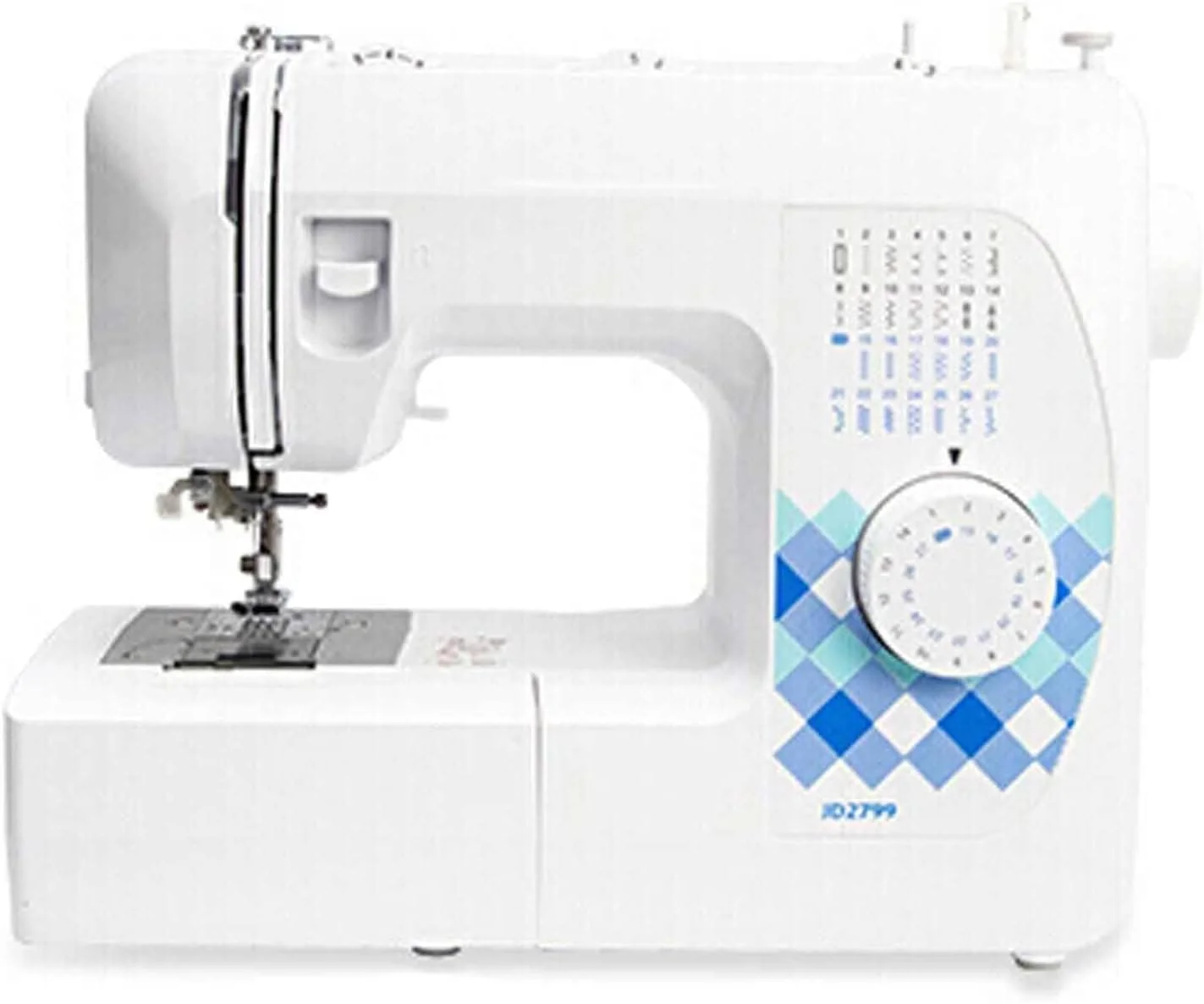 چرخ خیاطی دستی برقی قابل حمل کوچک BOREST، دارای ۲۷ نوع دوخت، قابلیت دوخت ۸ لایه ضخیم، نخکشی اتوماتیک، دارای پدال، میز کمکی، مناسب برای انواع پارچه LEOWE چرخ خیاطی دستی برقی قابل حمل کوچک BOREST، دارای ۲۷ نوع دوخت، قابلیت دوخت ۸ لایه ضخیم، نخکشی اتوماتیک، دارای پدال، میز کمکی، مناسب برای انواع پارچه LEOWE