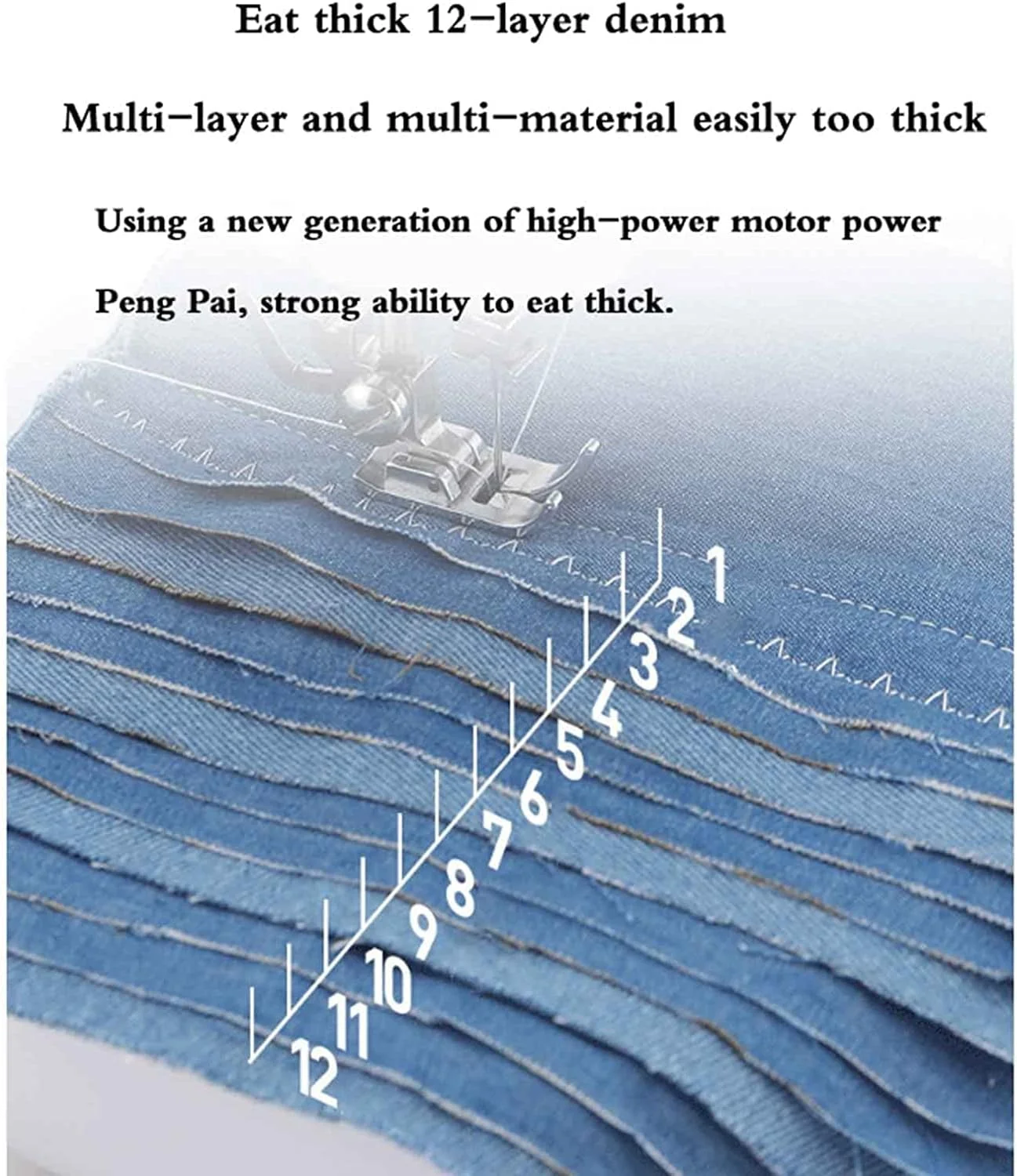 چرخ خیاطی خانگی قابل حمل BOREST، چرخ خیاطی برقی خانگی، 42 نوع دوخت، 12 لایه ضخامت، چراغ شب، لوازم جانبی مختلف LEOWE چرخ خیاطی خانگی قابل حمل BOREST، چرخ خیاطی برقی خانگی، 42 نوع دوخت، 12 لایه ضخامت، چراغ شب، لوازم جانبی مختلف LEOWE