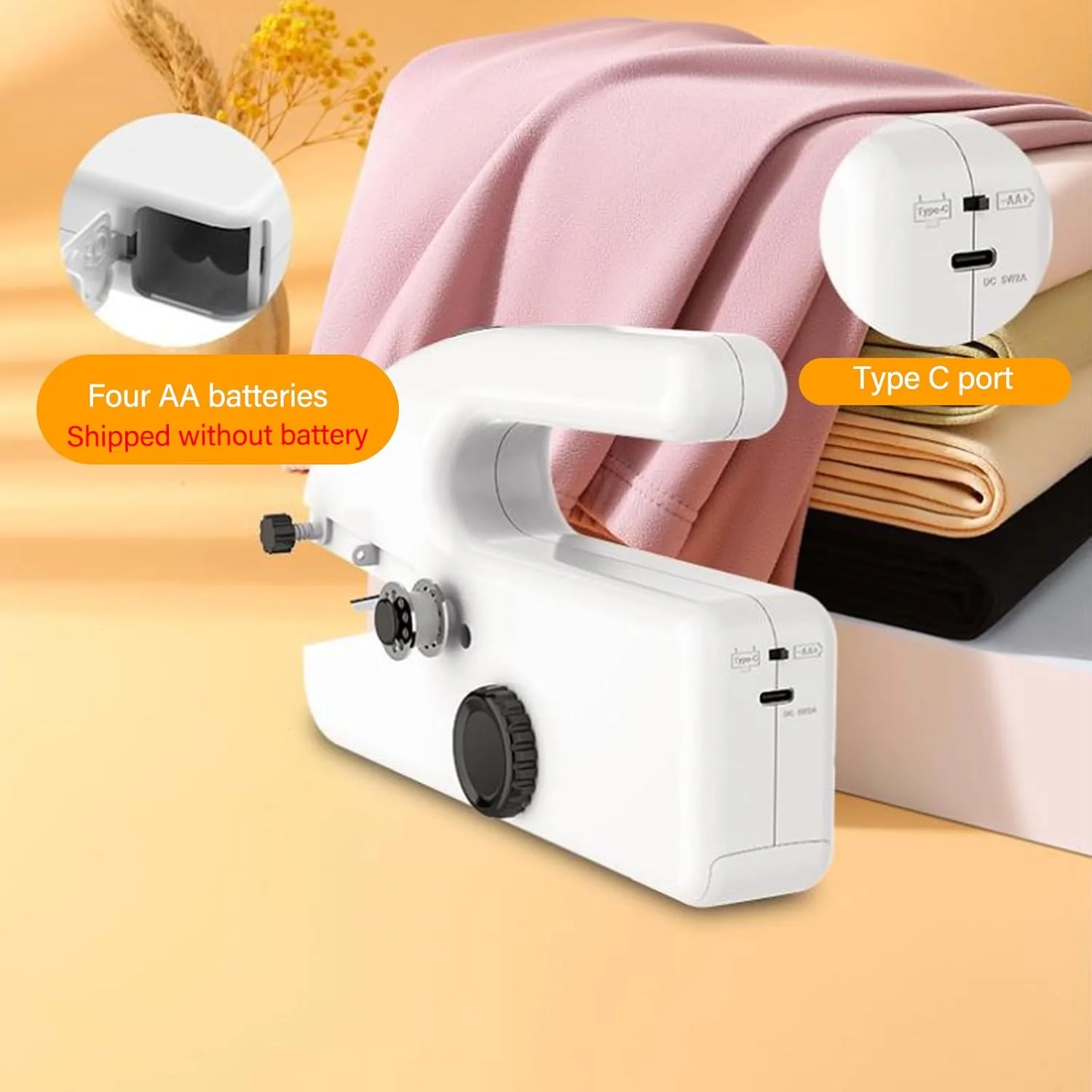 چرخ خیاطی برقی کوچک، چرخ خیاطی دستی با لوازم خیاطی، چرخ خیاطی دستی قابل حمل، 2 حالت، کارکرد با USB/باتری برای لباس، پرده، چرم، DIY برای مبتدیان و تعمیرات سریع چرخ خیاطی برقی کوچک، چرخ خیاطی دستی با لوازم خیاطی، چرخ خیاطی دستی قابل حمل، 2 حالت، کارکرد با USB/باتری برای لباس، پرده، چرم، DIY برای مبتدیان و تعمیرات سریع