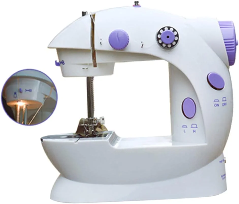 دستگاه دوخت برقی کوچک مبتدی مناسب کودکان به همراه ابزار و پدال دستگاه دوخت برقی کوچک مبتدی مناسب کودکان به همراه ابزار و پدال