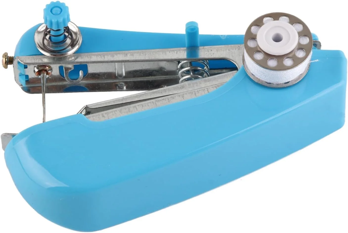 چرخ خیاطی دستی قابل حمل Denash، ساختار فشرده چرخ خیاطی دستی تولید DIY تغذیه خودکار استفاده آسان برای مسافرت در فضای باز برای خانه چرخ خیاطی دستی قابل حمل Denash، ساختار فشرده چرخ خیاطی دستی تولید DIY تغذیه خودکار استفاده آسان برای مسافرت در فضای باز برای خانه