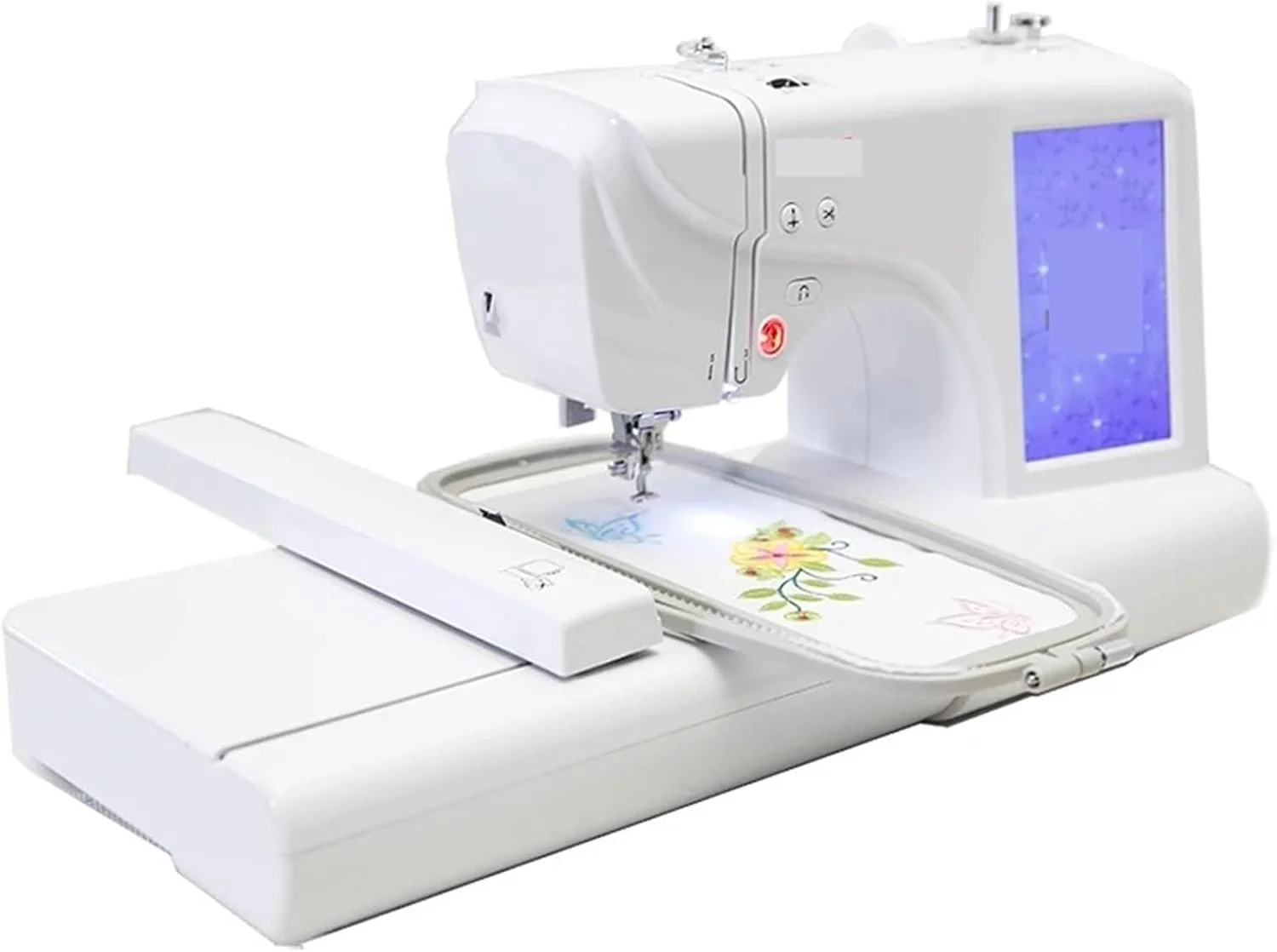 چرخ خیاطی، چرخ خیاطی چند منظوره خانگی گلدوزی مکانیکی کامپیوتری کوچک با صفحه لمسی ال سی دی 7 اینچی، خیاطی آسان چرخ خیاطی، چرخ خیاطی چند منظوره خانگی گلدوزی مکانیکی کامپیوتری کوچک با صفحه لمسی ال سی دی 7 اینچی، خیاطی آسان