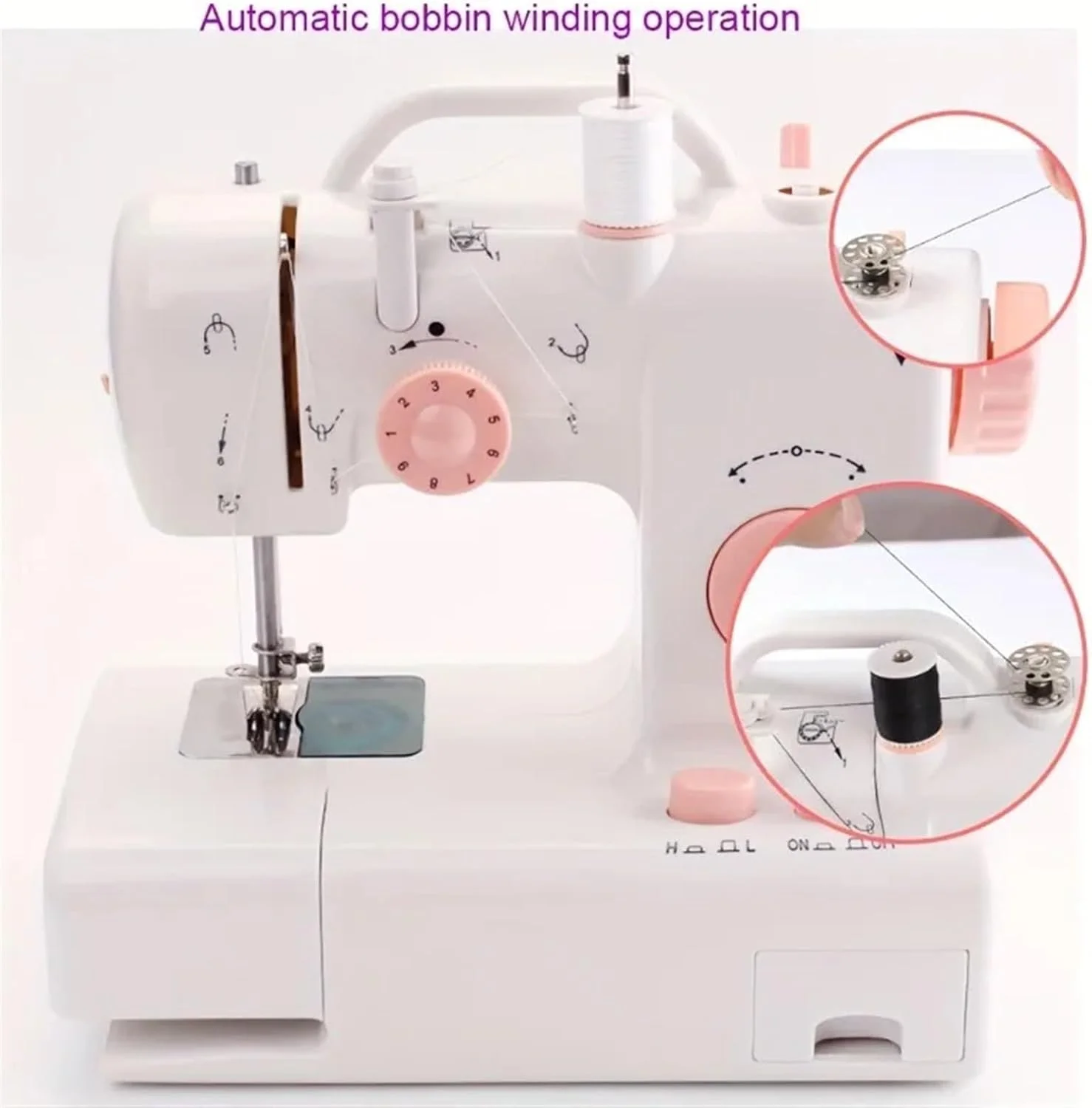 چرخ خیاطی، چرخ خیاطی برقی قابل حمل برای مبتدیان، چرخ خیاطی کوچک رومیزی مناسب برای مصارف خانگی، خیاطی آسان چرخ خیاطی، چرخ خیاطی برقی قابل حمل برای مبتدیان، چرخ خیاطی کوچک رومیزی مناسب برای مصارف خانگی، خیاطی آسان