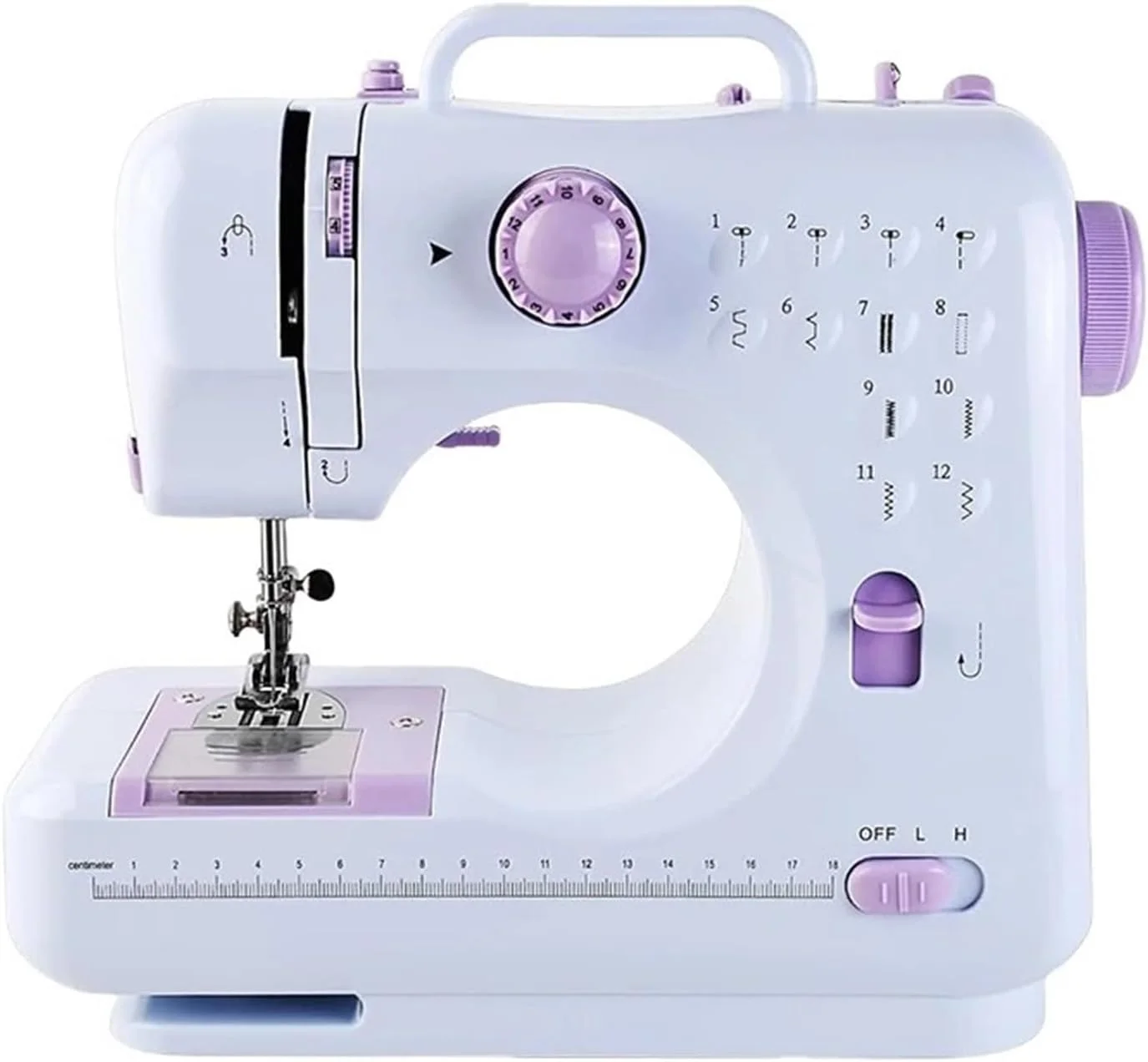 چرخ خیاطی، چرخ خیاطی قابل حمل با 12 مدل دوخت داخلی، مناسب برای کارهای دستی و تعمیرات، به همراه پدال پایی، مناسب برای افراد مبتدی، خیاطی آسان چرخ خیاطی، چرخ خیاطی قابل حمل با 12 مدل دوخت داخلی، مناسب برای کارهای دستی و تعمیرات، به همراه پدال پایی، مناسب برای افراد مبتدی، خیاطی آسان