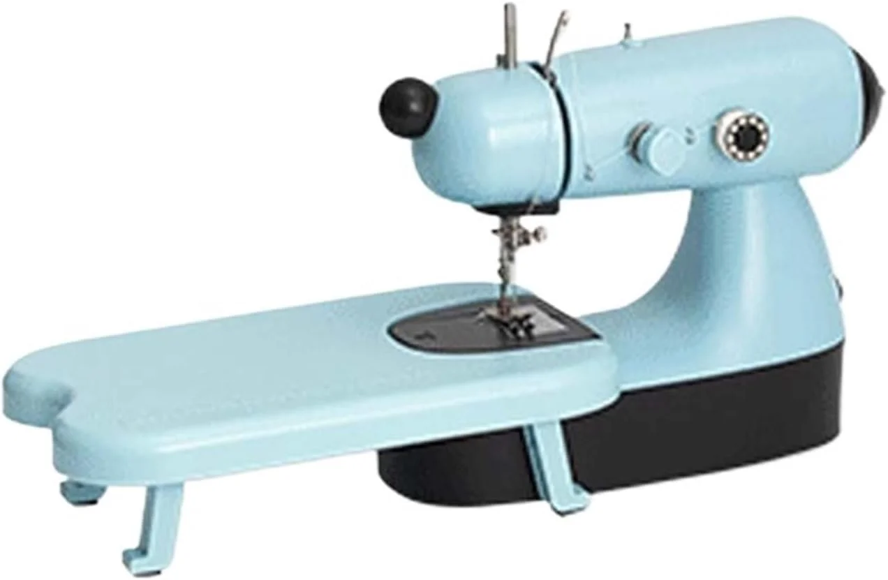 چرخ خیاطی، چرخ خیاطی چند منظوره کوچک خانگی، چرخ خیاطی مینی قابل حمل دو نخ، دارای نور LED داخلی با پدال پا، خیاطی آسان (آبی) چرخ خیاطی، چرخ خیاطی چند منظوره کوچک خانگی، چرخ خیاطی مینی قابل حمل دو نخ، دارای نور LED داخلی با پدال پا، خیاطی آسان (آبی)