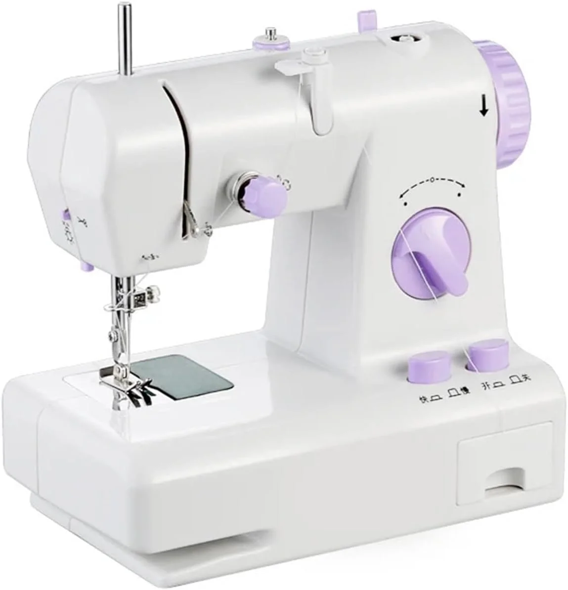 چرخ خیاطی، چرخ خیاطی برقی چند منظوره خانگی 6 وات مینی قابل حمل خیاطی لباس، خیاطی آسان چرخ خیاطی، چرخ خیاطی برقی چند منظوره خانگی 6 وات مینی قابل حمل خیاطی لباس، خیاطی آسان