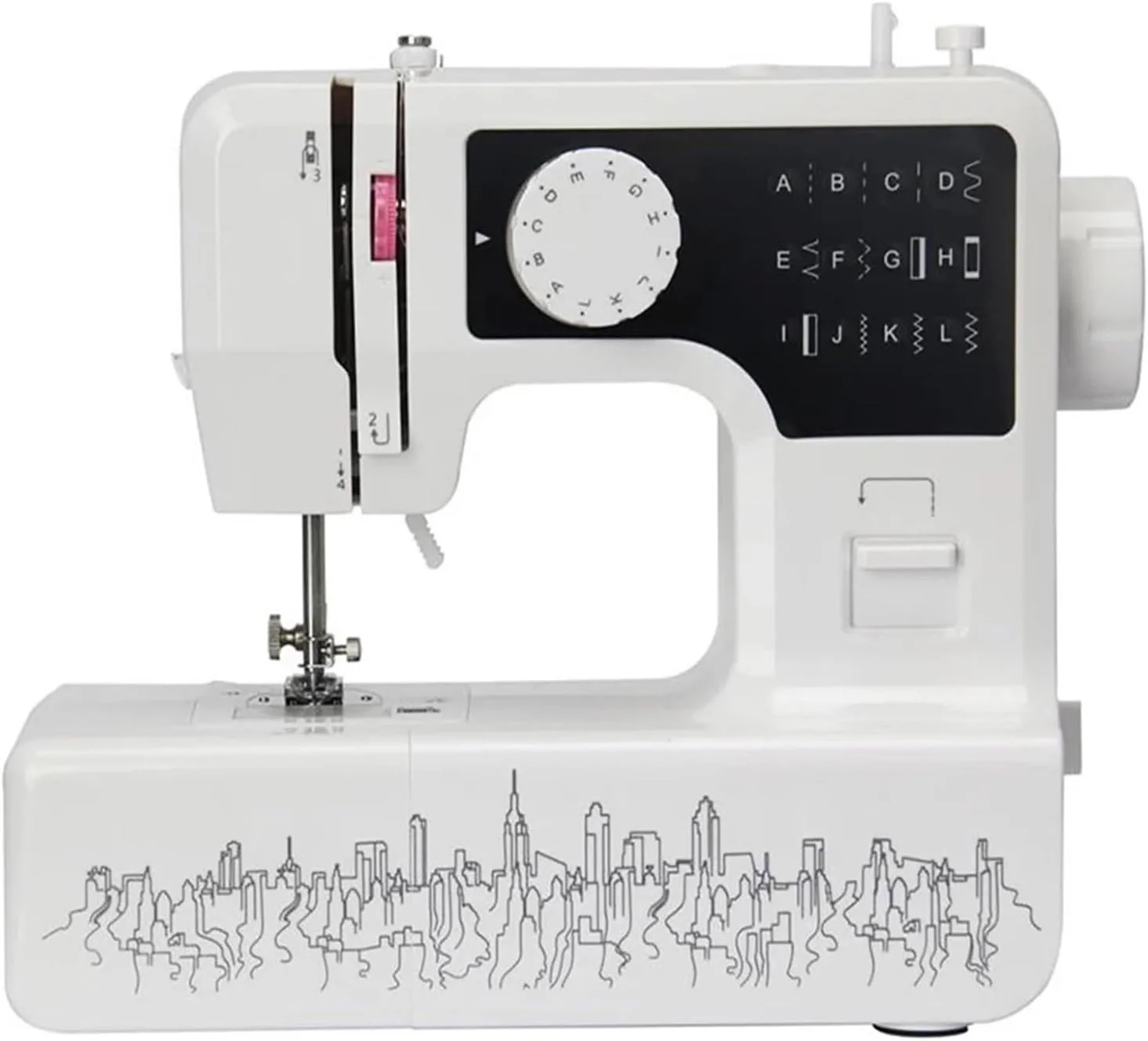 چرخ خیاطی، چرخ خیاطی کوچک 12 بخیه چند منظوره خانگی دو نخ و سرعت بازوی آزاد، تعمیر و ساخت صنایع دستی با LED، خیاطی آسان چرخ خیاطی، چرخ خیاطی کوچک 12 بخیه چند منظوره خانگی دو نخ و سرعت بازوی آزاد، تعمیر و ساخت صنایع دستی با LED، خیاطی آسان