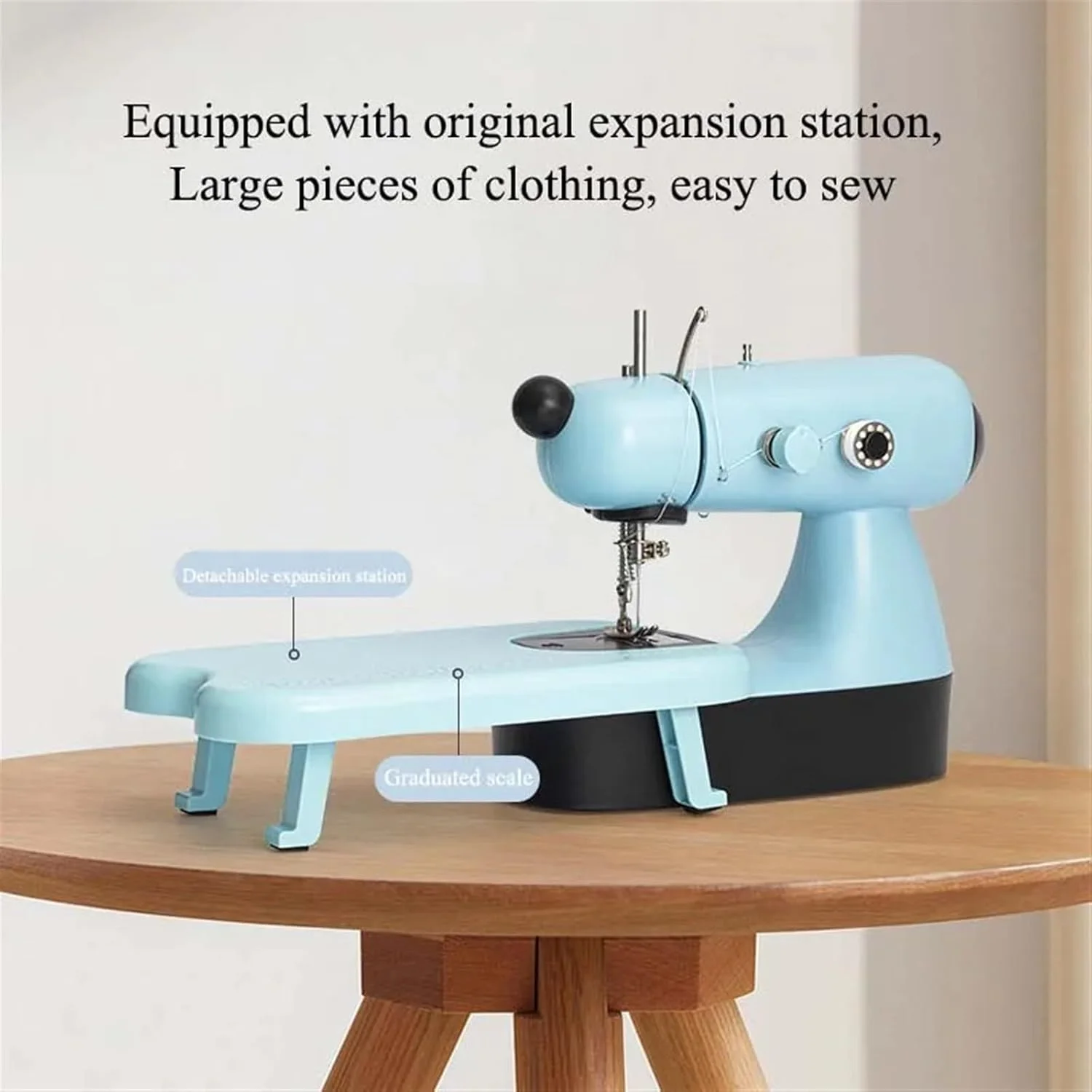 چرخ خیاطی، چرخ خیاطی چند منظوره کوچک خانگی، چرخ خیاطی مینی قابل حمل دو نخ، دارای نور LED داخلی با پدال پا، خیاطی آسان (آبی) چرخ خیاطی، چرخ خیاطی چند منظوره کوچک خانگی، چرخ خیاطی مینی قابل حمل دو نخ، دارای نور LED داخلی با پدال پا، خیاطی آسان (آبی)