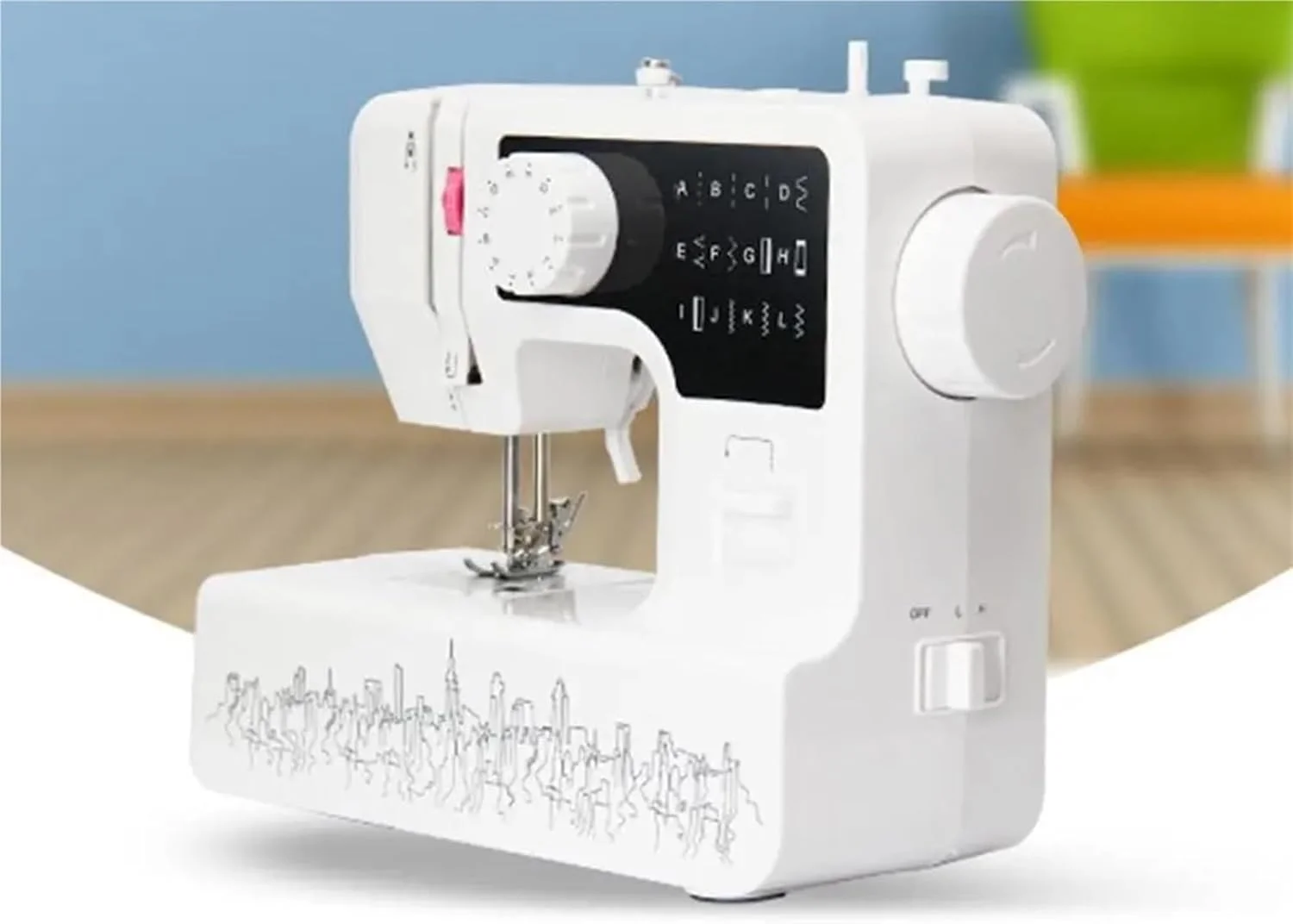 چرخ خیاطی، چرخ خیاطی کوچک 12 بخیه چند منظوره خانگی دو نخ و سرعت بازوی آزاد، تعمیر و ساخت صنایع دستی با LED، خیاطی آسان چرخ خیاطی، چرخ خیاطی کوچک 12 بخیه چند منظوره خانگی دو نخ و سرعت بازوی آزاد، تعمیر و ساخت صنایع دستی با LED، خیاطی آسان