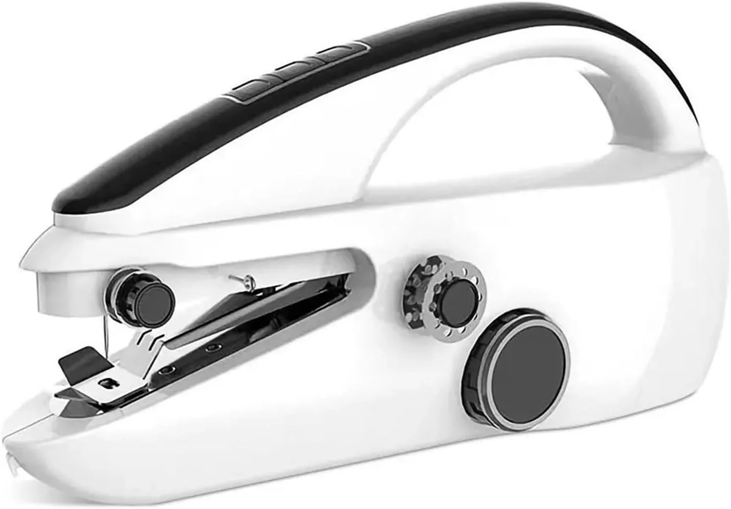 چرخ خیاطی، چرخ خیاطی دستی کوچک قابل حمل با باتری برقی USB، مناسب برای دوخت سریع، تکه دوزی خانگی، مسافرت، کارهای دستی و استفاده آسان چرخ خیاطی، چرخ خیاطی دستی کوچک قابل حمل با باتری برقی USB، مناسب برای دوخت سریع، تکه دوزی خانگی، مسافرت، کارهای دستی و استفاده آسان