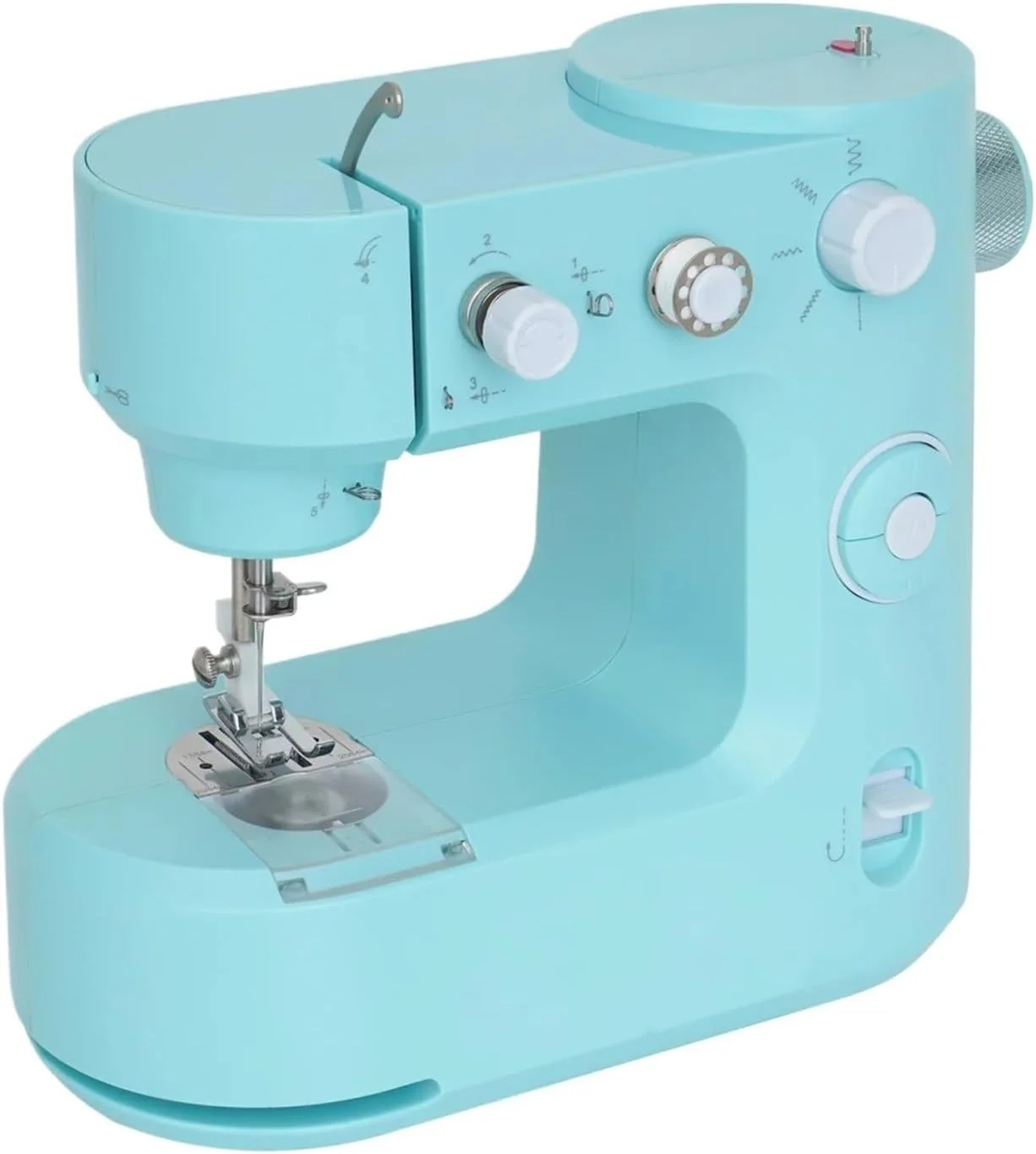 چرخ خیاطی، چرخ خیاطی قابل حمل برقی مینی استیچ تعمیر صنایع دستی چراغ LED 5 کاربرد دوخت، خیاطی آسان (آبی) چرخ خیاطی، چرخ خیاطی قابل حمل برقی مینی استیچ تعمیر صنایع دستی چراغ LED 5 کاربرد دوخت، خیاطی آسان (آبی)