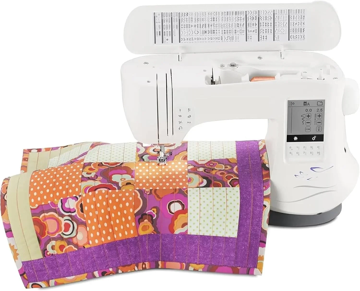 چرخ خیاطی، دستگاه گلدوزی با 200 طرح گلدوزی داخلی، صفحه نمایش لمسی LCD و 250 بخیه داخلی - خیاطی آسان شد، خیاطی آسان شد چرخ خیاطی، دستگاه گلدوزی با 200 طرح گلدوزی داخلی، صفحه نمایش لمسی LCD و 250 بخیه داخلی - خیاطی آسان شد، خیاطی آسان شد