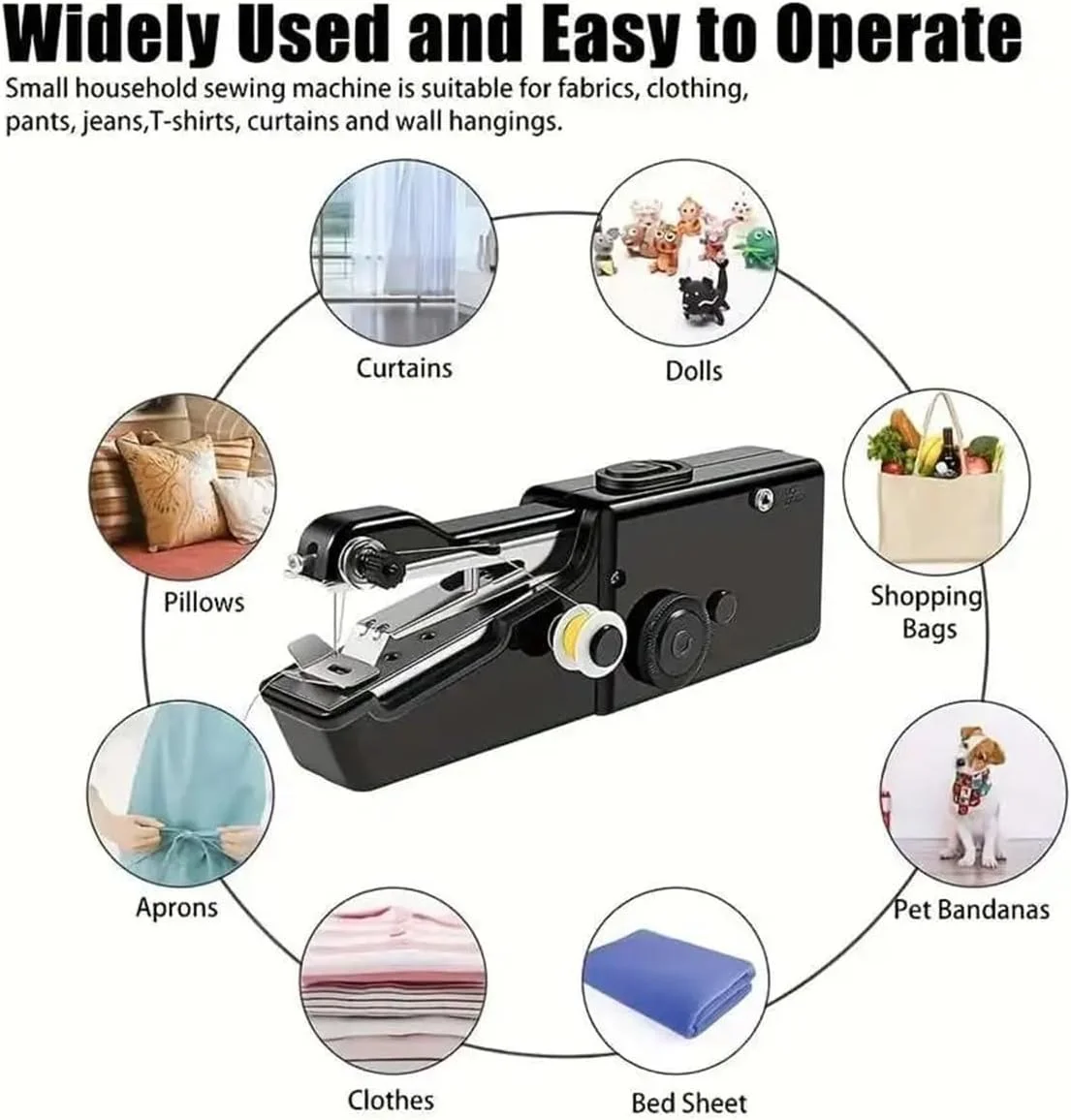 چرخ خیاطی، چرخ خیاطی دستی، چرخ خیاطی برقی دستی کوچک و بدون سیم، ابزار بخیه سریع و کاربردی، خیاطی آسان شد چرخ خیاطی، چرخ خیاطی دستی، چرخ خیاطی برقی دستی کوچک و بدون سیم، ابزار بخیه سریع و کاربردی، خیاطی آسان شد