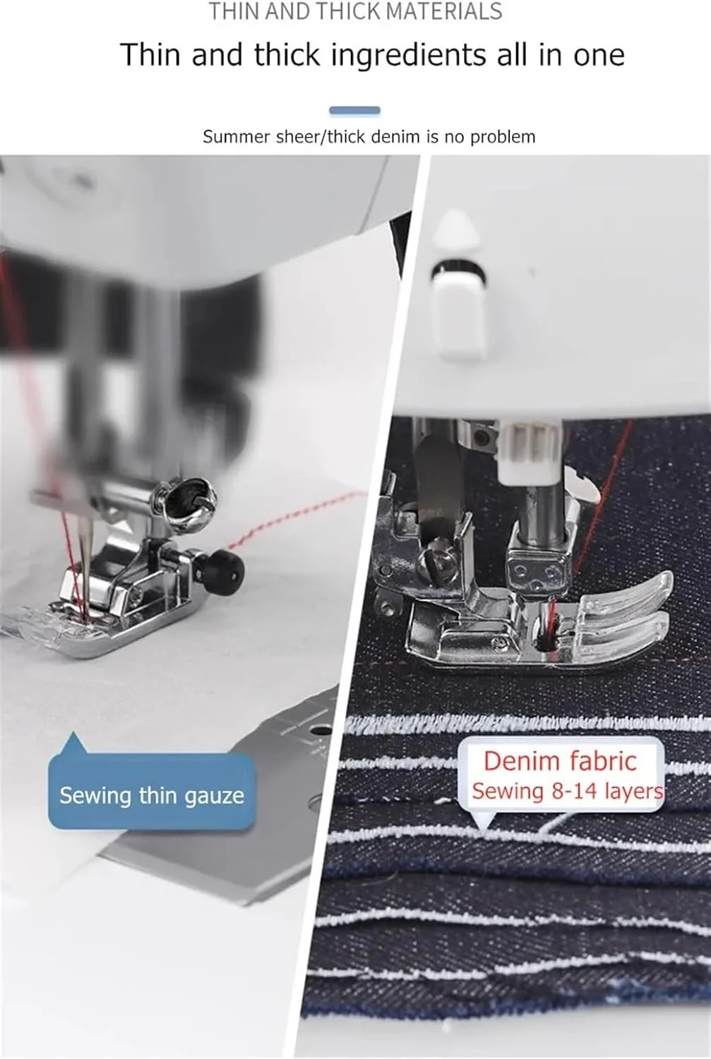 چرخ خیاطی، چرخ خیاطی خانگی با بدنه تمام فلزی، صفحه نمایش LCD، دارای 197 نوع نخ خیاطی، چرخ خیاطی هوشمند، خیاطی آسان چرخ خیاطی، چرخ خیاطی خانگی با بدنه تمام فلزی، صفحه نمایش LCD، دارای 197 نوع نخ خیاطی، چرخ خیاطی هوشمند، خیاطی آسان