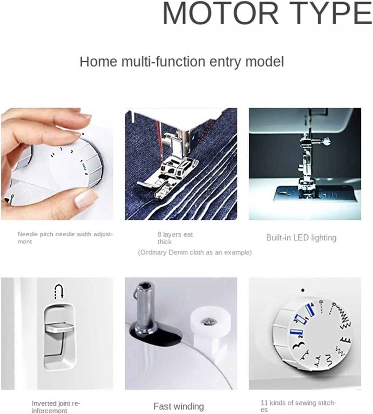 چرخ خیاطی، چرخ خیاطی برقی چند منظوره خانگی، مناسب پارچه و مواد ضخیم، دستگاه لحاف دوزی، خیاطی آسان چرخ خیاطی، چرخ خیاطی برقی چند منظوره خانگی، مناسب پارچه و مواد ضخیم، دستگاه لحاف دوزی، خیاطی آسان