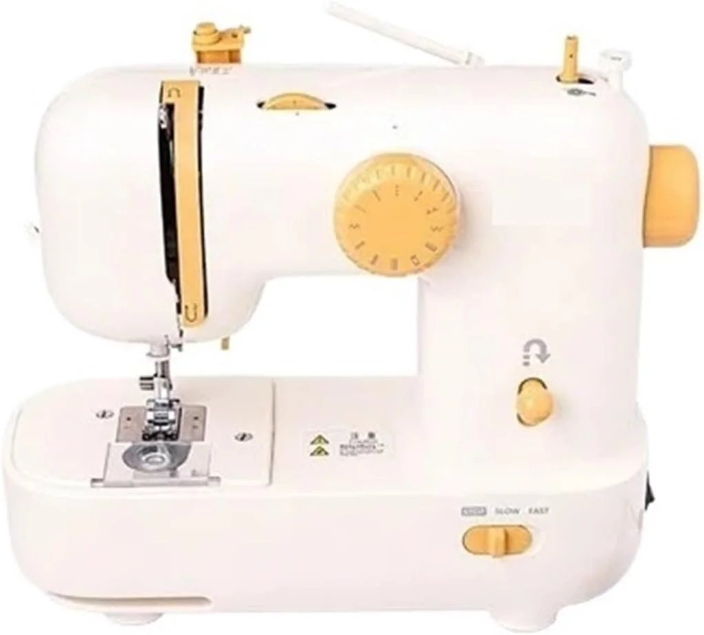 چرخ خیاطی، چرخ خیاطی برقی کوچک خانگی رومیزی با پدال پا برای گلدوزی و کارهای دستی، خیاطی آسان (زرد) چرخ خیاطی، چرخ خیاطی برقی کوچک خانگی رومیزی با پدال پا برای گلدوزی و کارهای دستی، خیاطی آسان (زرد)