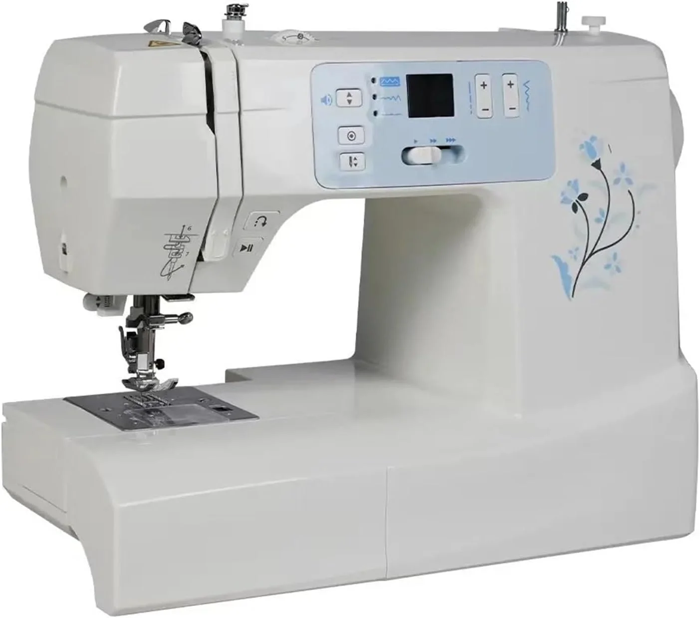 چرخ خیاطی، چرخ خیاطی الکترونیکی خانگی با قابلیت سردوزی برقی تمام اتوماتیک، خیاطی آسان چرخ خیاطی، چرخ خیاطی الکترونیکی خانگی با قابلیت سردوزی برقی تمام اتوماتیک، خیاطی آسان