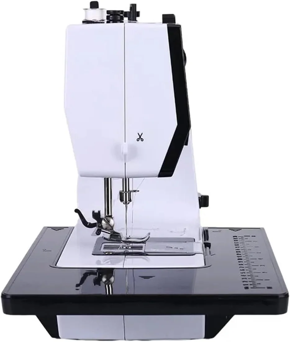 چرخ خیاطی، چرخ خیاطی خانگی قابل حمل کوچک و کاربردی، دکمه شروع با پدال و میز، خیاطی آسان چرخ خیاطی، چرخ خیاطی خانگی قابل حمل کوچک و کاربردی، دکمه شروع با پدال و میز، خیاطی آسان