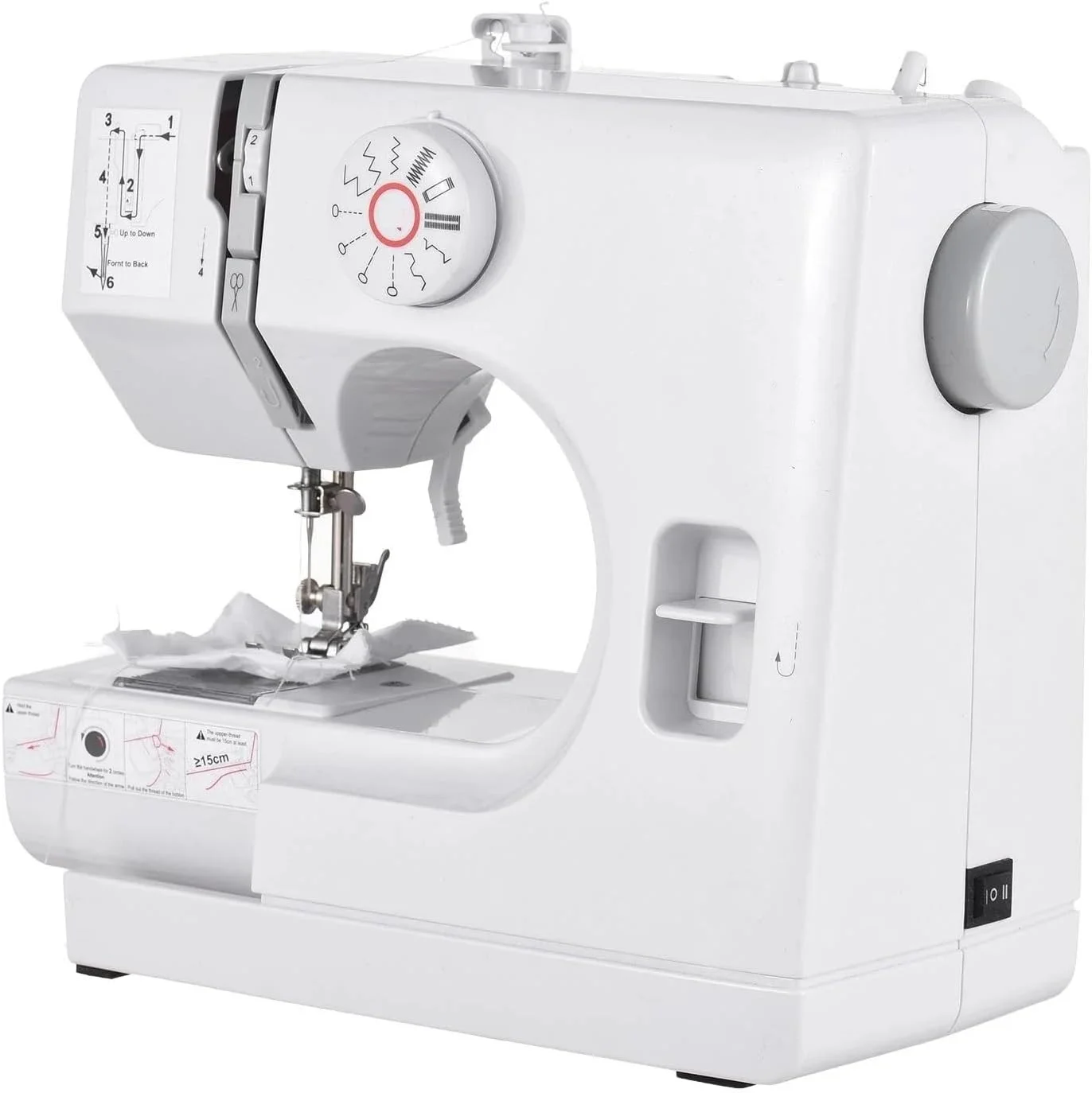 چرخ خیاطی، چرخ خیاطی برقی قابل حمل خانگی با 12 طرح دوخت داخلی، نور و کنترل سرعت قابل تنظیم، خیاطی آسان شد چرخ خیاطی، چرخ خیاطی برقی قابل حمل خانگی با 12 طرح دوخت داخلی، نور و کنترل سرعت قابل تنظیم، خیاطی آسان شد