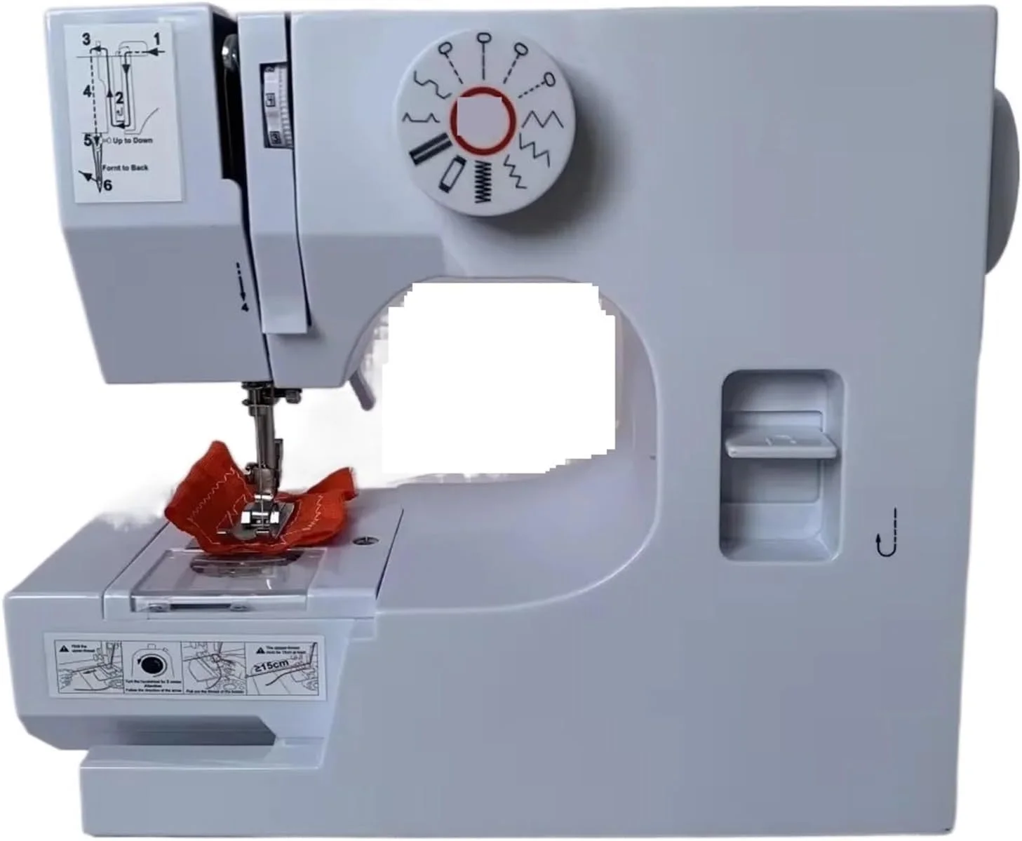 چرخ خیاطی، چرخ خیاطی برقی قابل حمل برای مبتدیان با 12 طرح دوخت، چراغ LED، پدال پا، دوخت دو نخ، خیاطی آسان چرخ خیاطی، چرخ خیاطی برقی قابل حمل برای مبتدیان با 12 طرح دوخت، چراغ LED، پدال پا، دوخت دو نخ، خیاطی آسان