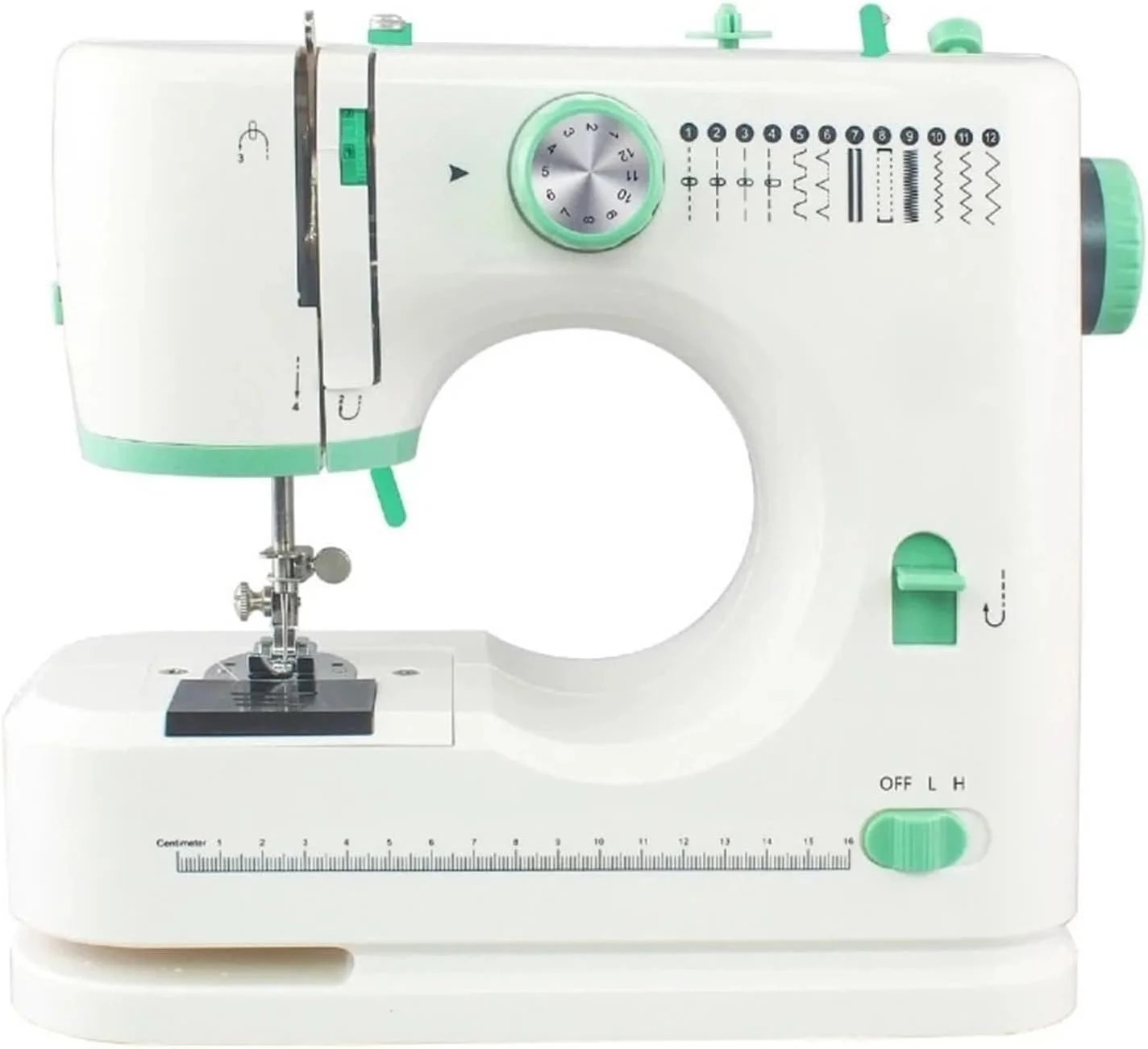 چرخ خیاطی، چرخ خیاطی خانگی برقی سبز، چرخ خیاطی قابل حمل برای مبتدی، سوزن و نخ دوبل، 16 نوع دوخت، خیاطی آسان شد چرخ خیاطی، چرخ خیاطی خانگی برقی سبز، چرخ خیاطی قابل حمل برای مبتدی، سوزن و نخ دوبل، 16 نوع دوخت، خیاطی آسان شد