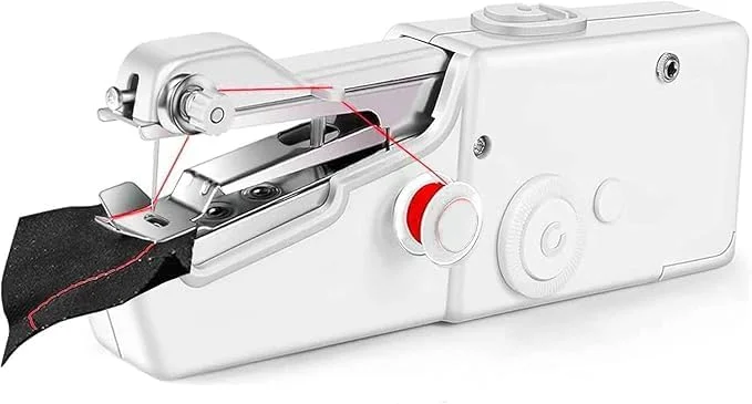 دستگاه خیاطی دستی قابل حمل – ابزار کوچک دوخت با باتری با کنترل کشش نخ، ماسوره نخ و تعمیرات سریع برای لباس، پارچه، کارهای دستی و مصارف خانگی دستگاه خیاطی دستی قابل حمل – ابزار کوچک دوخت با باتری با کنترل کشش نخ، ماسوره نخ و تعمیرات سریع برای لباس، پارچه، کارهای دستی و مصارف خانگی