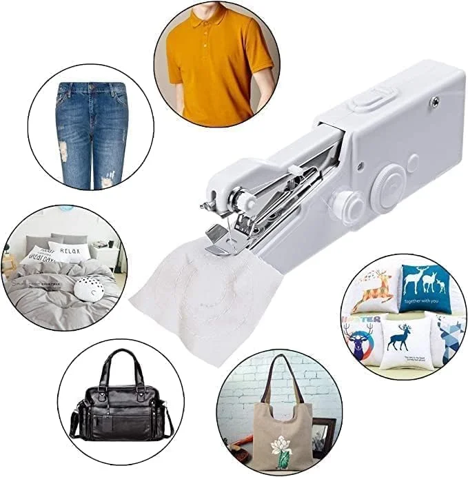 دستگاه خیاطی دستی قابل حمل – ابزار کوچک دوخت با باتری با کنترل کشش نخ، ماسوره نخ و تعمیرات سریع برای لباس، پارچه، کارهای دستی و مصارف خانگی دستگاه خیاطی دستی قابل حمل – ابزار کوچک دوخت با باتری با کنترل کشش نخ، ماسوره نخ و تعمیرات سریع برای لباس، پارچه، کارهای دستی و مصارف خانگی