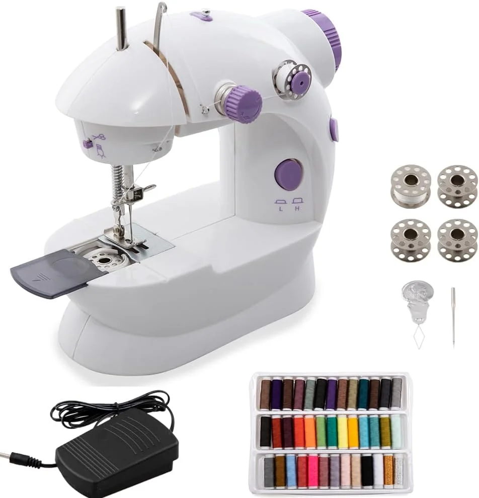 دستگاه خیاطی کوچک evomosa، دستگاه خیاطی قابل حمل برای مبتدیان و بزرگسالان، دستگاه برقی دوخت و دوز با سرعت مناسب، دستگاه تعمیر و بازسازی دستگاه خیاطی کوچک evomosa، دستگاه خیاطی قابل حمل برای مبتدیان و بزرگسالان، دستگاه برقی دوخت و دوز با سرعت مناسب، دستگاه تعمیر و بازسازی