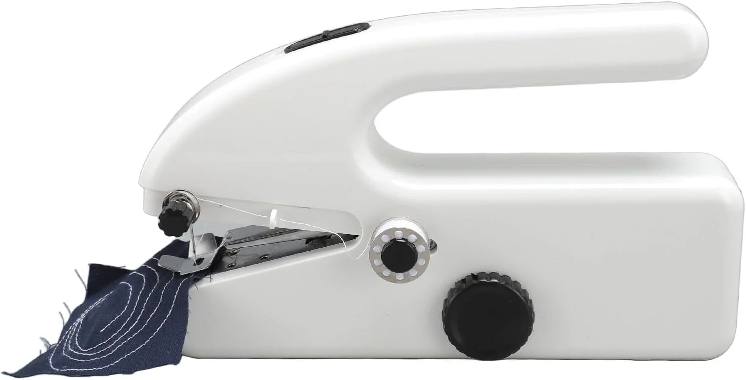 دستگاه خیاطی دستی کوچک Eujgoov، با باتری کار می کند، 2 سرعته، خودکار، قابل حمل، دقیق برای مبتدیان دستگاه خیاطی دستی کوچک Eujgoov، با باتری کار می کند، 2 سرعته، خودکار، قابل حمل، دقیق برای مبتدیان