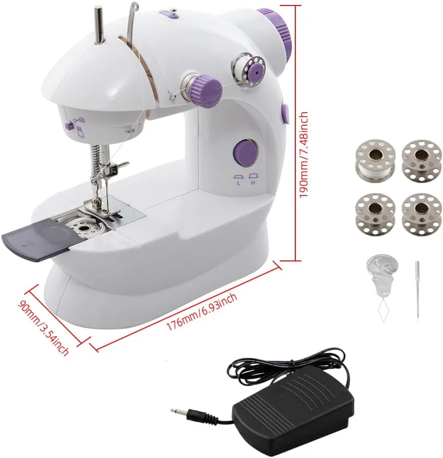 دستگاه خیاطی کوچک evomosa، دستگاه خیاطی قابل حمل برای مبتدیان و بزرگسالان، دستگاه برقی دوخت و دوز با سرعت مناسب، دستگاه تعمیر و بازسازی دستگاه خیاطی کوچک evomosa، دستگاه خیاطی قابل حمل برای مبتدیان و بزرگسالان، دستگاه برقی دوخت و دوز با سرعت مناسب، دستگاه تعمیر و بازسازی
