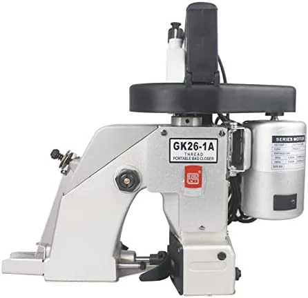 دستگاه کیسه دوز برقی قابل حمل GK26-1A، دوخت و پلمپ کیسه، 220 ولت دستگاه کیسه دوز برقی قابل حمل GK26-1A، دوخت و پلمپ کیسه، 220 ولت