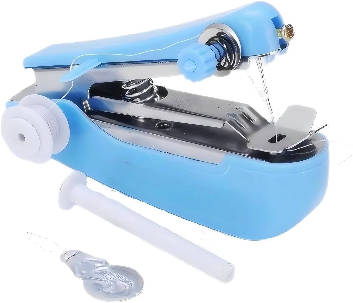 دستگاه خیاطی دستی کوچک برای لباس، کارهای هنری، مسافرت، هنر و صنایع دستی - دستگاه گلدوزی و خیاطی دستی قابل حمل دستگاه خیاطی دستی کوچک برای لباس، کارهای هنری، مسافرت، هنر و صنایع دستی - دستگاه گلدوزی و خیاطی دستی قابل حمل