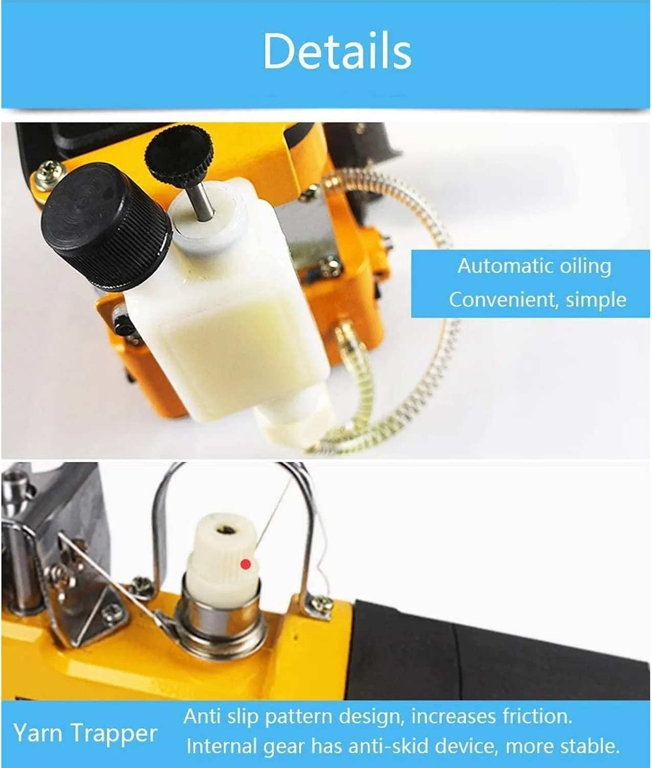 دستگاه دوخت کیسه گونی برقی GPERSGU، دستگاه بسته بندی اتوماتیک کیسه گونی، دستگاه دوخت قابل حمل با روغن کاری اتوماتیک GK9-890C دستگاه دوخت کیسه گونی برقی GPERSGU، دستگاه بسته بندی اتوماتیک کیسه گونی، دستگاه دوخت قابل حمل با روغن کاری اتوماتیک GK9-890C