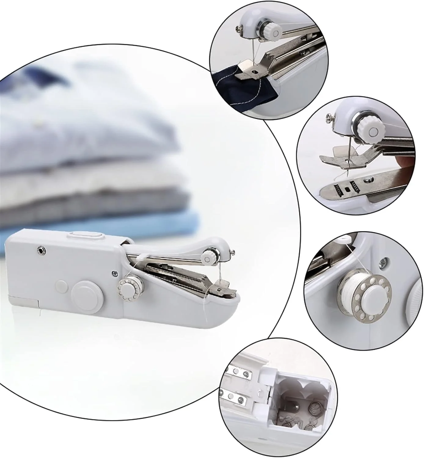 چرخ خیاطی الکترونیکی چرخ خیاطی قابل حمل خانگی مینی دستی چرخ خیاطی الکترونیکی چرخ خیاطی قابل حمل خانگی مینی دستی