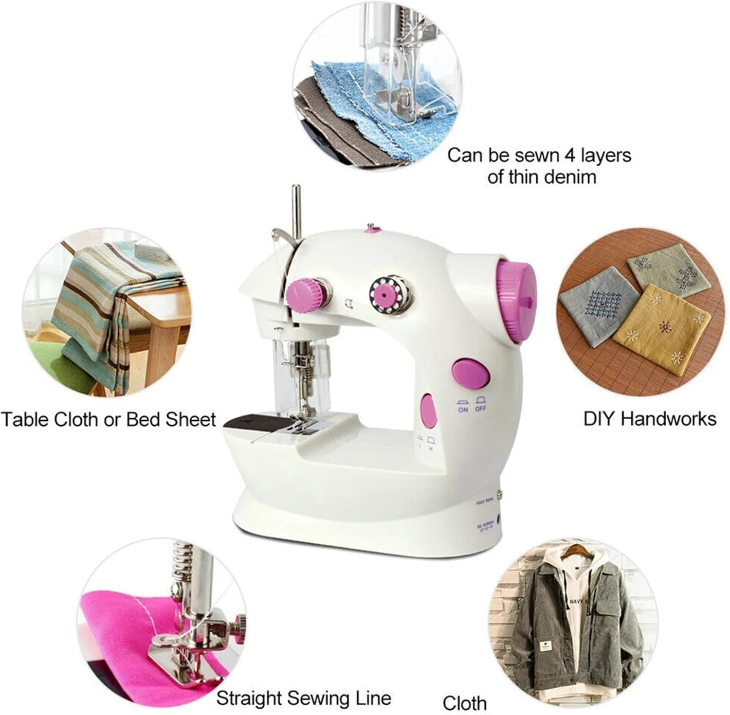 چرخ خیاطی خانگی، چرخ خیاطی قابل حمل کوچک