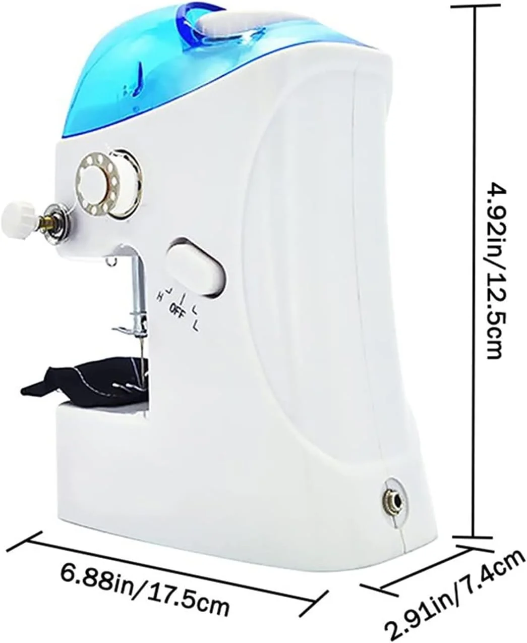 چرخ خیاطی کوچک GZDELIG، چرخ خیاطی برقی قابل حمل، ابزار خیاطی دو سرعته